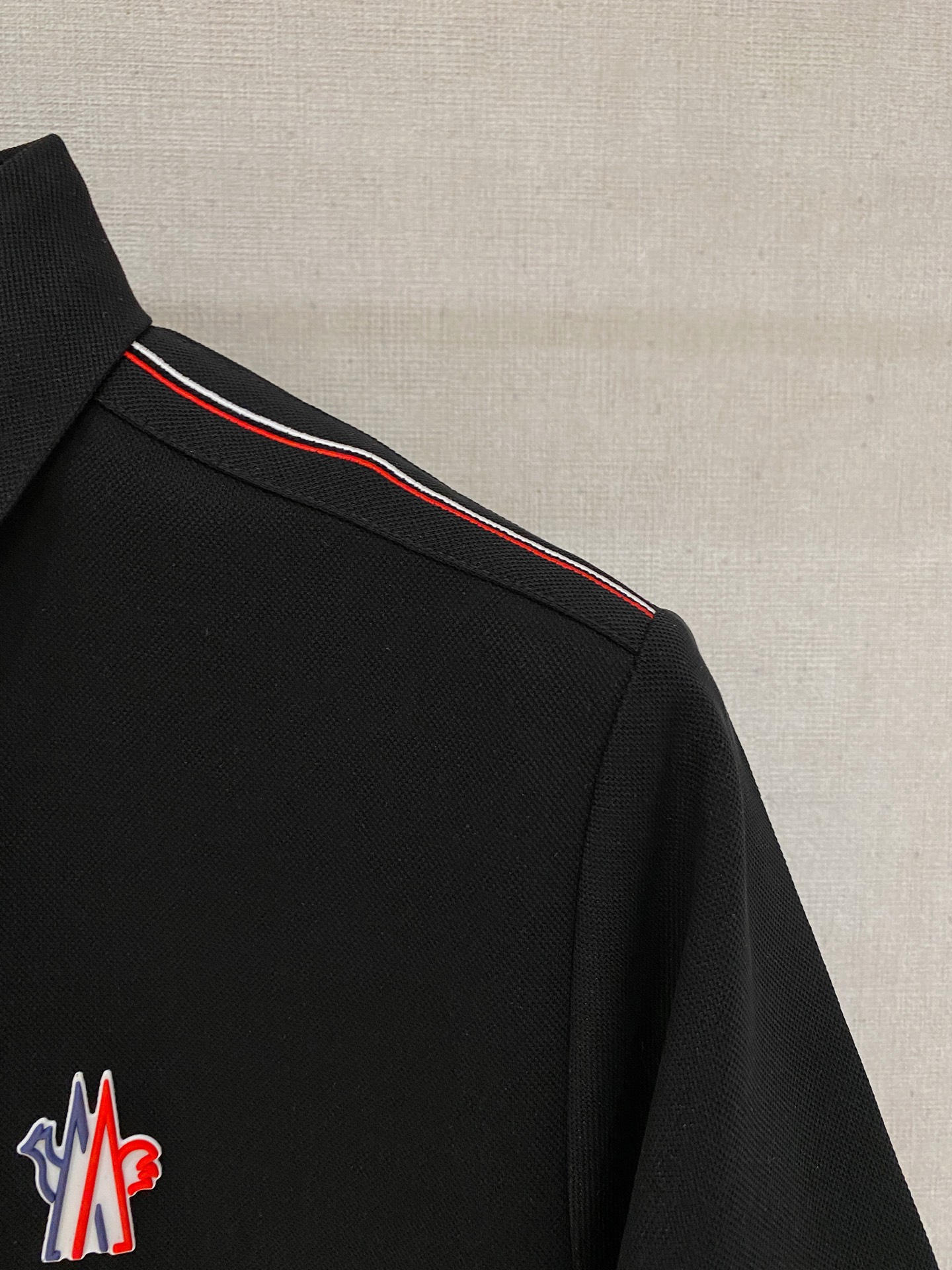 蒙口 重磅推荐！春夏新品 专柜在售 时尚高端男装Polo-胸前Logo个性时尚/进口顶极高密度丝光珠地，