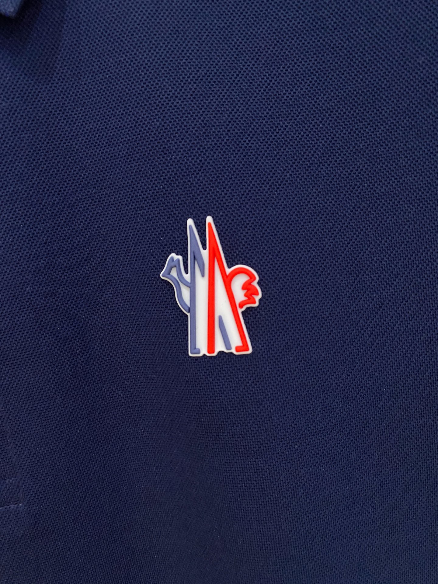 蒙口 重磅推荐！春夏新品 专柜在售 时尚高端男装Polo-胸前Logo个性时尚/进口顶极高密度丝光珠地，