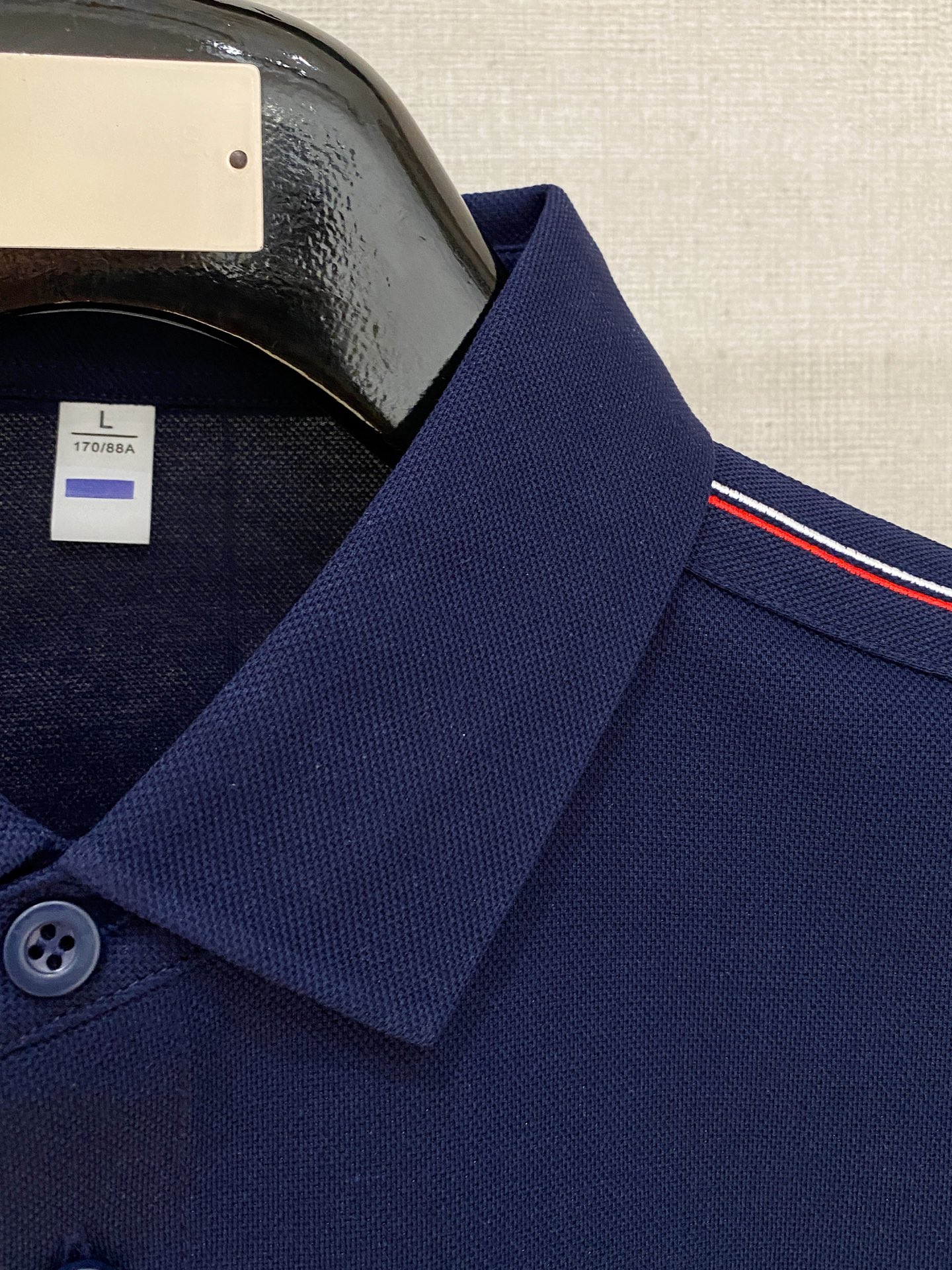 蒙口 重磅推荐！春夏新品 专柜在售 时尚高端男装Polo-胸前Logo个性时尚/进口顶极高密度丝光珠地，