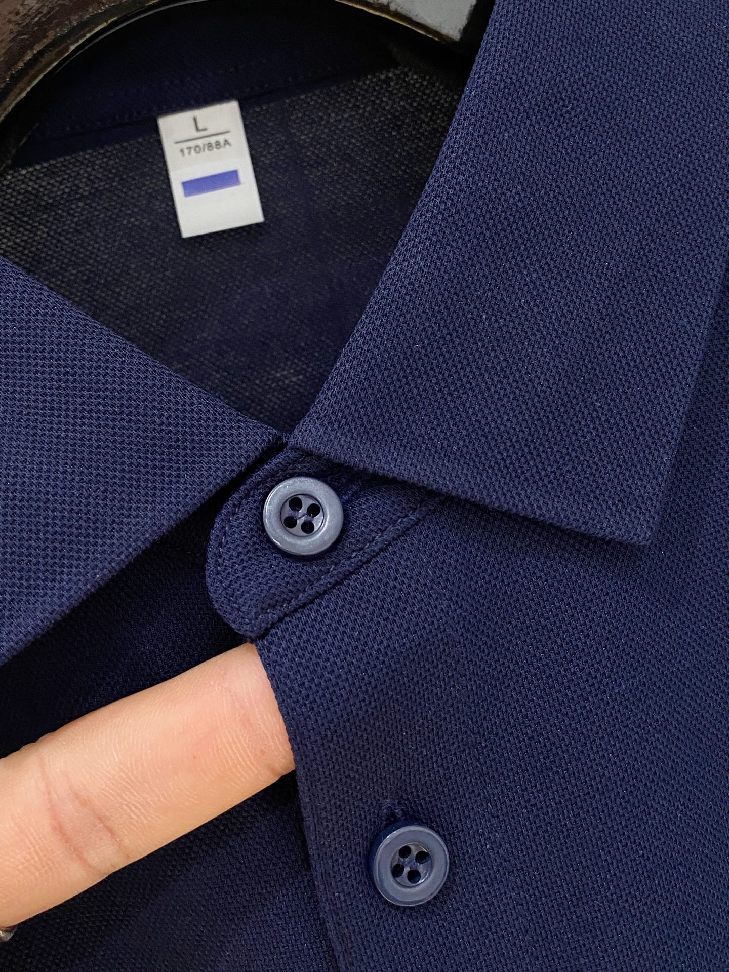 蒙口 重磅推荐！春夏新品 专柜在售 时尚高端男装Polo-胸前Logo个性时尚/进口顶极高密度丝光珠地，