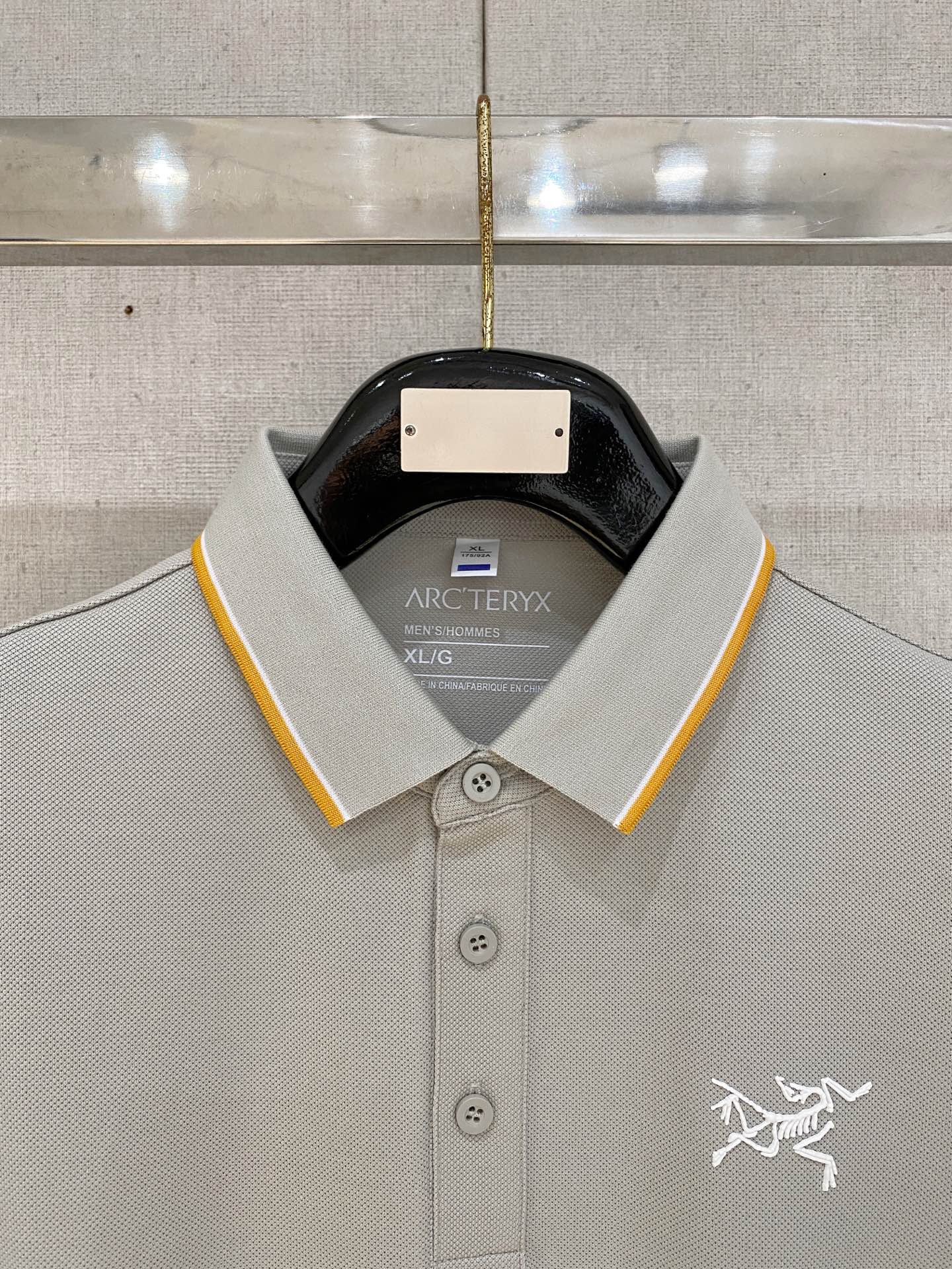 始祖鸟 重磅推荐！春夏新品 专柜在售 时尚高端男装Polo-胸前Logo个性时尚/进口顶极高密度丝光珠地