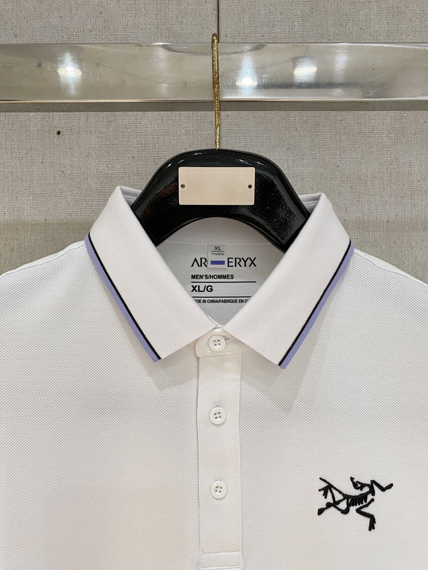 始祖鸟 重磅推荐！春夏新品 专柜在售 时尚高端男装Polo-胸前Logo个性时尚/进口顶极高密度丝光珠地