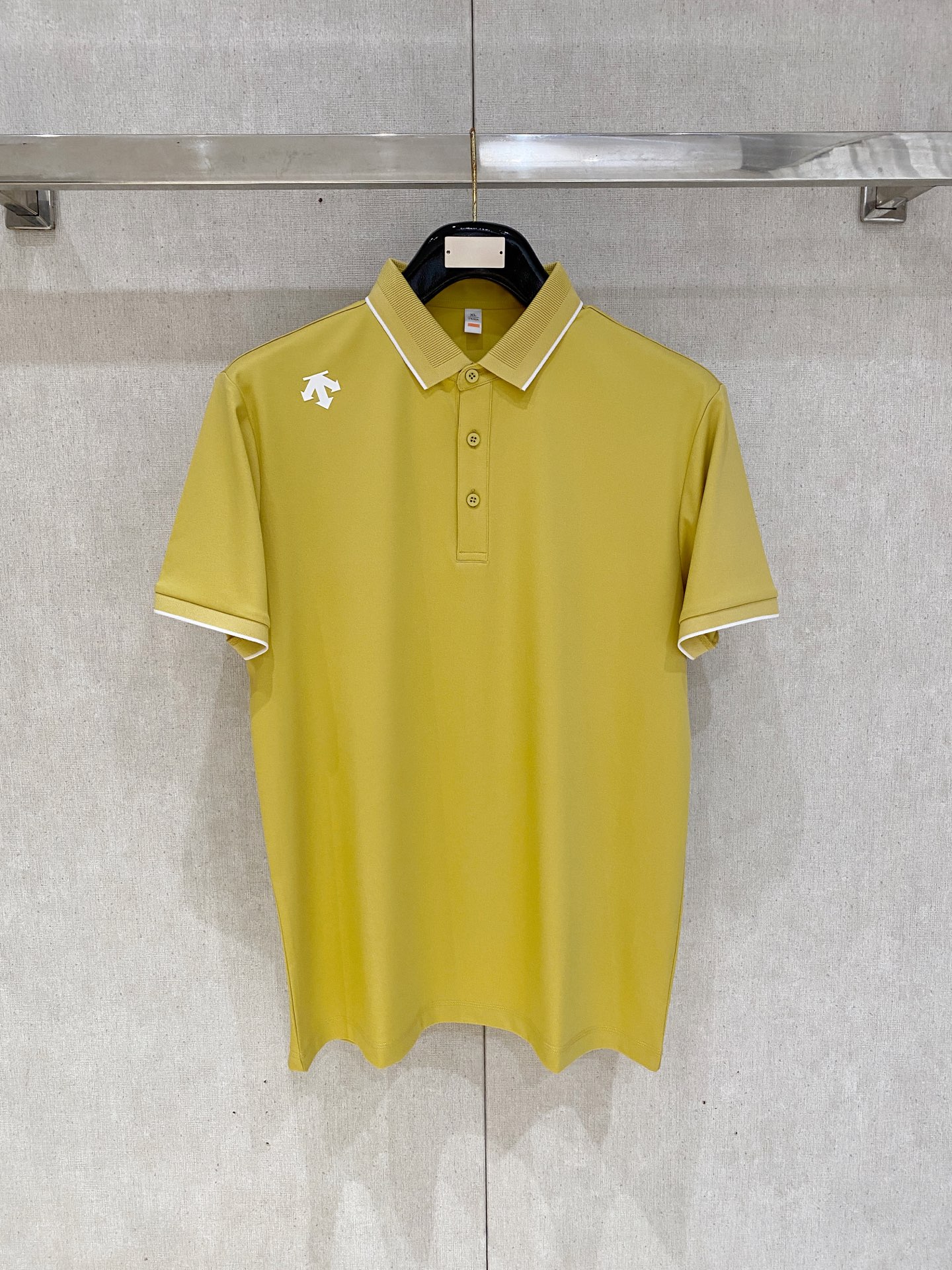 迪桑特 重磅推荐！春夏新品 专柜在售 时尚高端男装Polo-胸前Logo个性时尚/进口顶极高密度丝光珠地