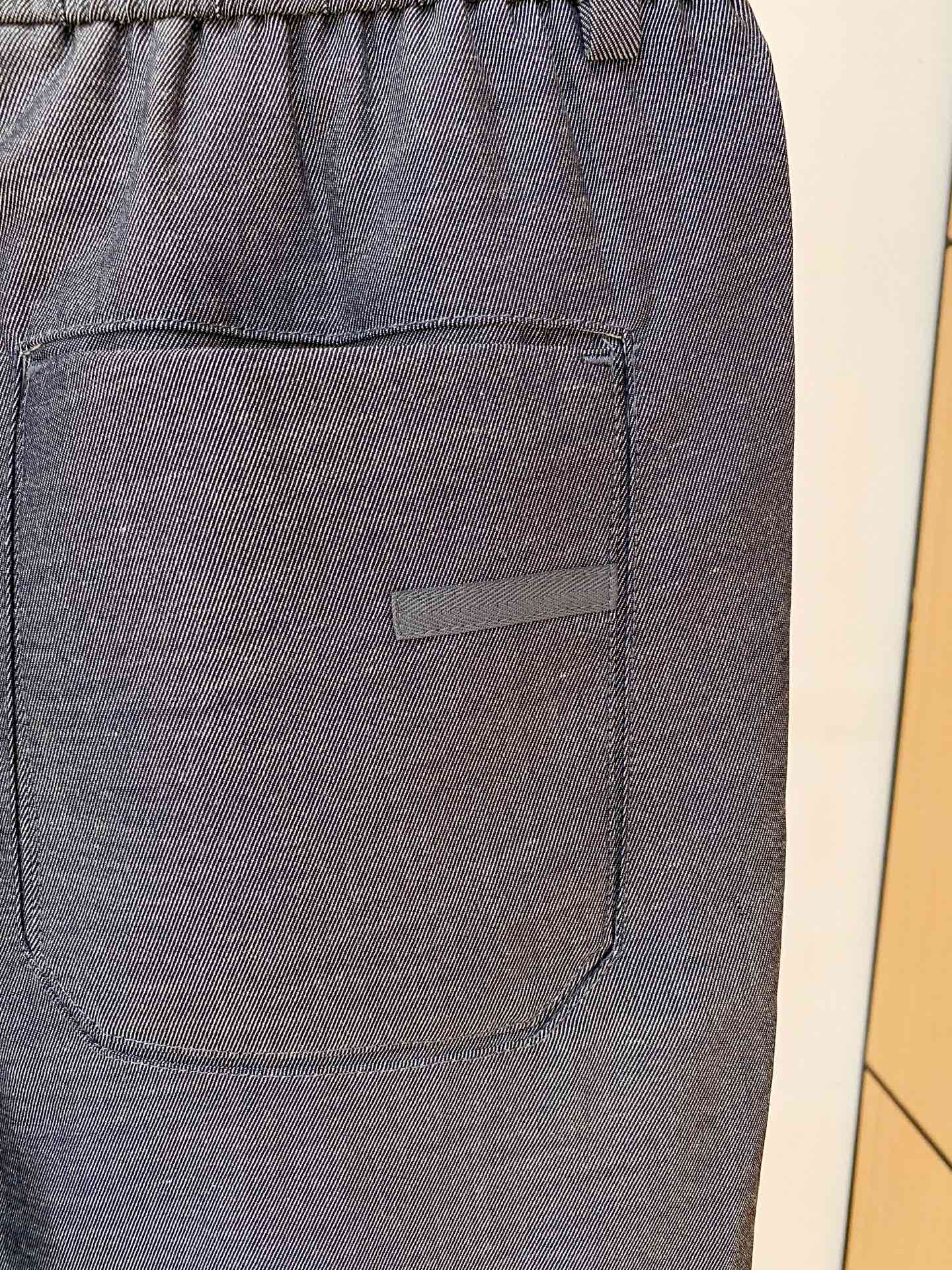 제냐 남성 린넨 혼방 바지 114474 이미지 8