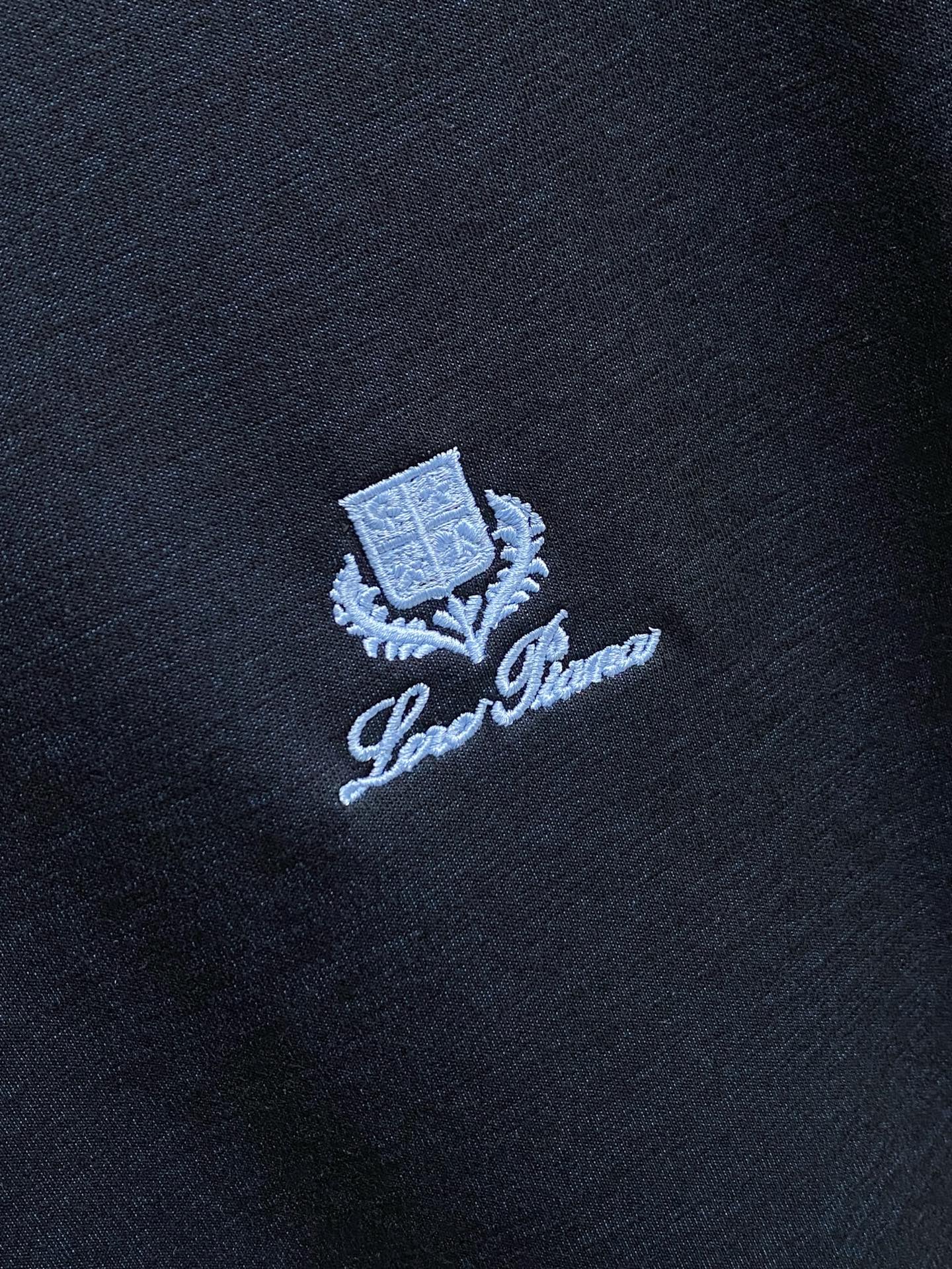 Loro Piana  新款纯棉男士休闲打底短袖T恤！高端定制 高版本 时尚百搭爆款⚠️宽松版型⚠️✨✨