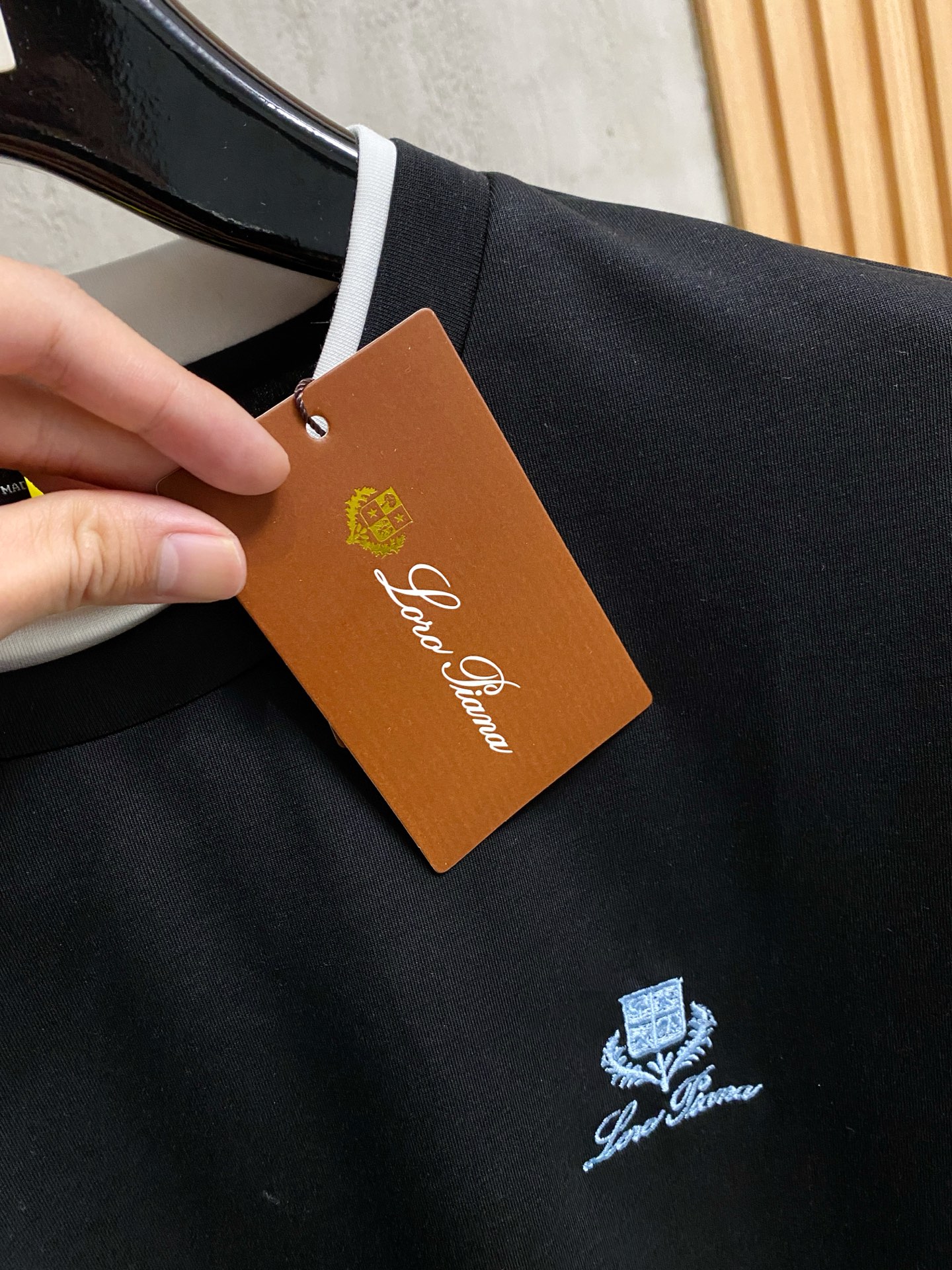 Loro Piana  新款纯棉男士休闲打底短袖T恤！高端定制 高版本 时尚百搭爆款⚠️宽松版型⚠️✨✨