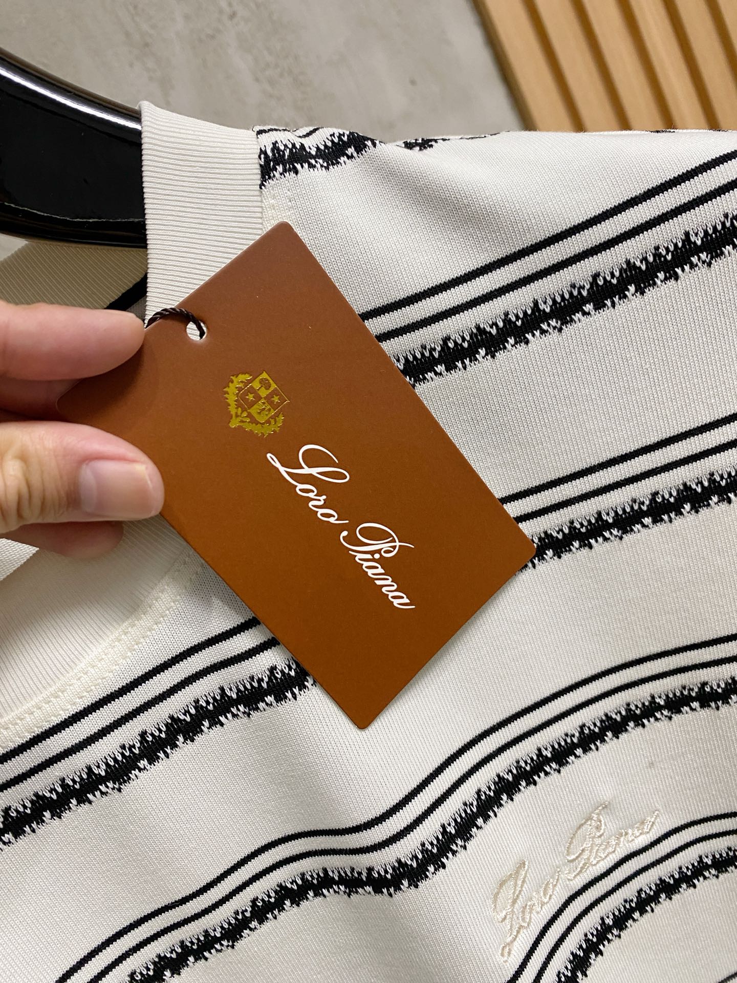 Loro Piana  新款纯棉男士休闲打底短袖T恤！高端定制 高版本 时尚百搭爆款⚠️宽松版型⚠️✨✨