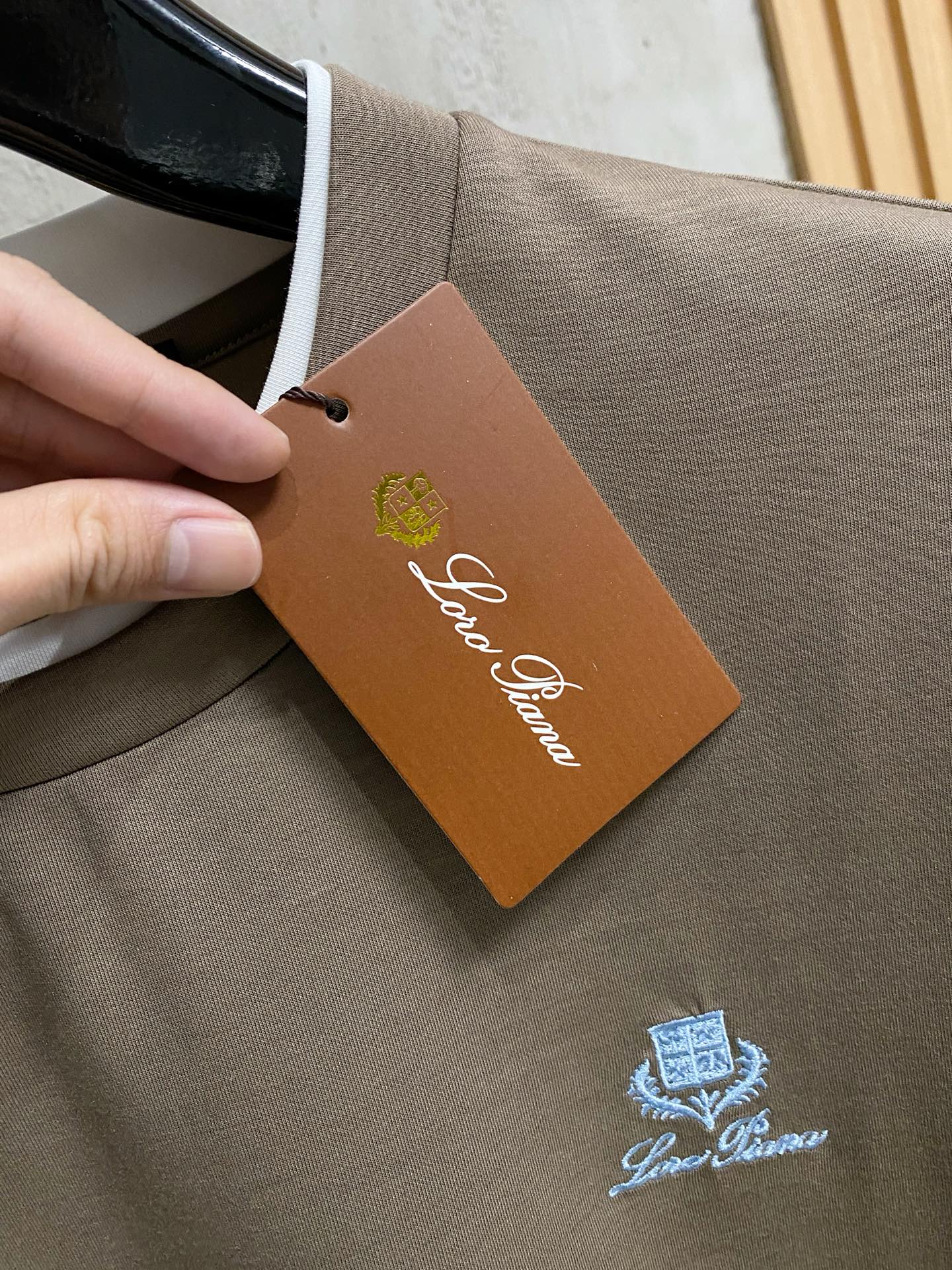 Loro Piana  新款纯棉男士休闲打底短袖T恤！高端定制 高版本 时尚百搭爆款⚠️宽松版型⚠️✨✨