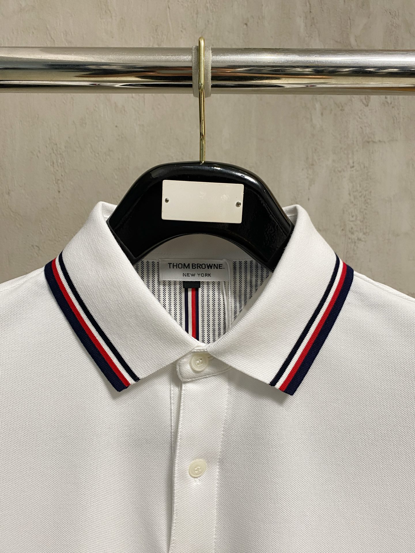 TB 重磅推荐！春夏新品 专柜在售 时尚高端男装Polo-胸前Logo个性时尚/进口顶极高密度丝光珠地，