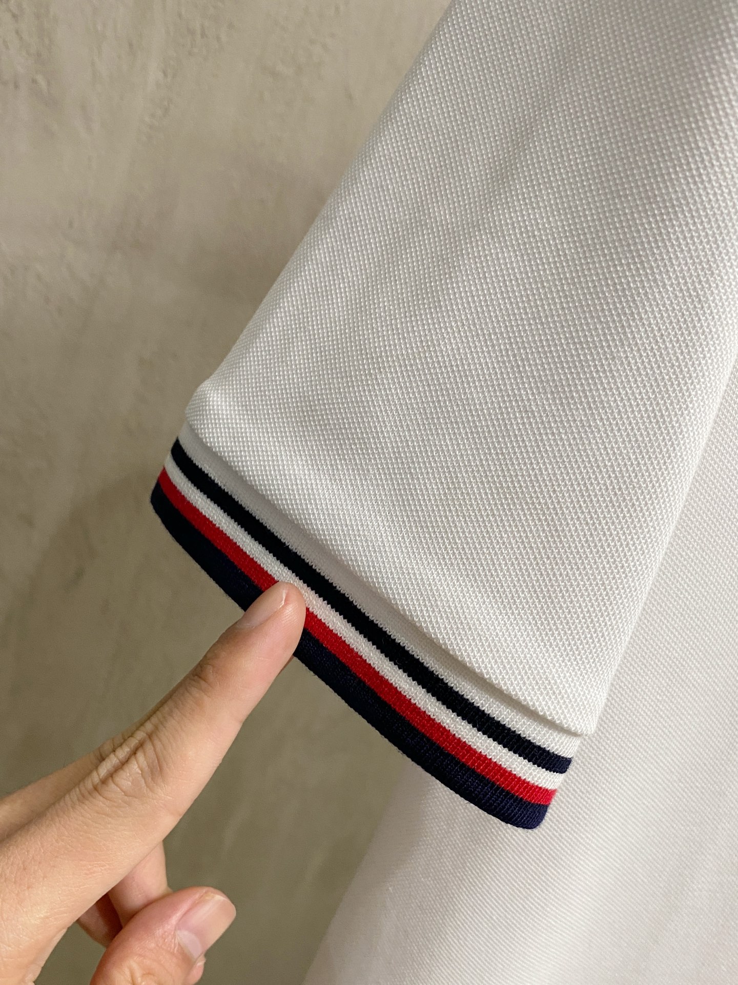 TB 重磅推荐！春夏新品 专柜在售 时尚高端男装Polo-胸前Logo个性时尚/进口顶极高密度丝光珠地，