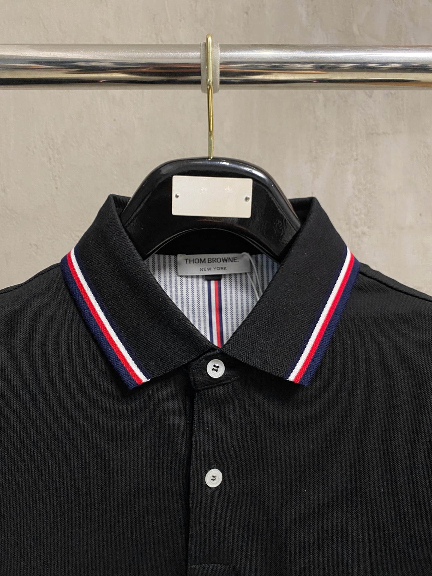 TB 重磅推荐！春夏新品 专柜在售 时尚高端男装Polo-胸前Logo个性时尚/进口顶极高密度丝光珠地，