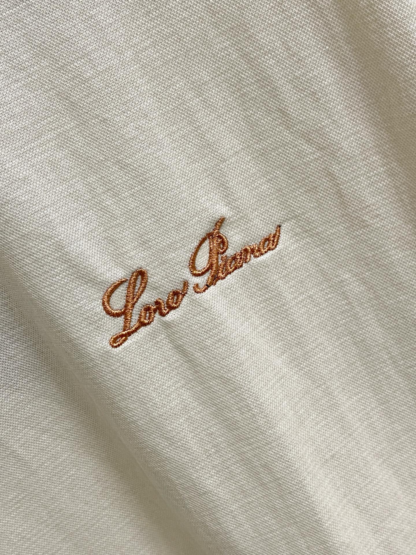 Loro Piana  新款纯棉男士休闲打底短袖T恤！高端定制 高版本 时尚百搭爆款⚠️宽松版型⚠️✨✨