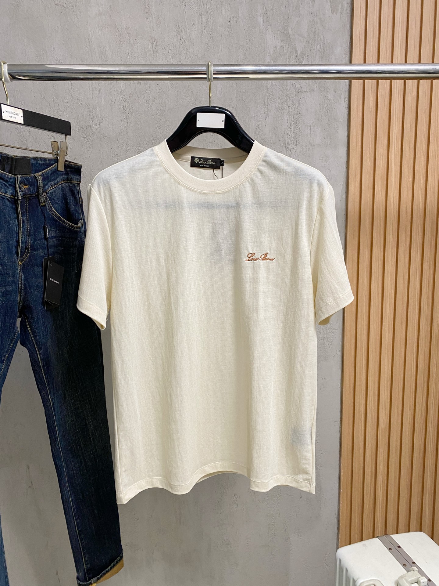 Loro Piana  新款纯棉男士休闲打底短袖T恤！高端定制 高版本 时尚百搭爆款⚠️宽松版型⚠️✨✨