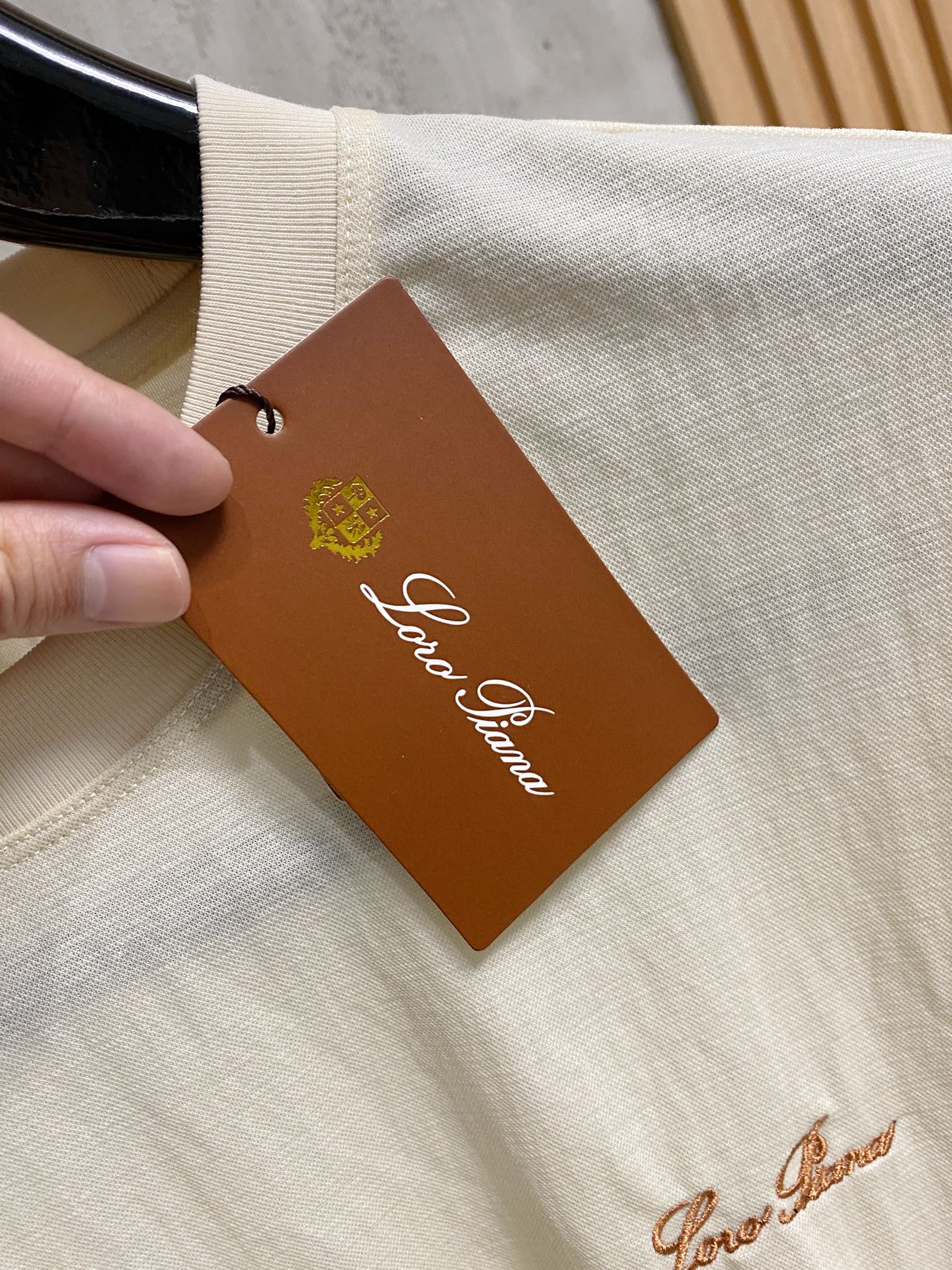 Loro Piana  新款纯棉男士休闲打底短袖T恤！高端定制 高版本 时尚百搭爆款⚠️宽松版型⚠️✨✨