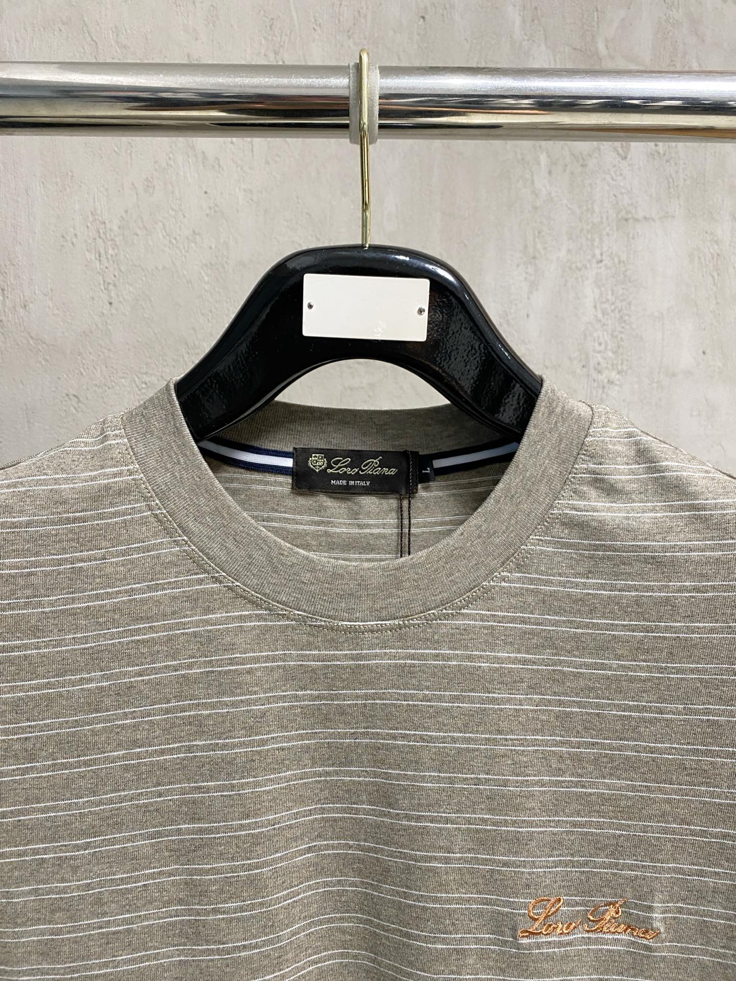 Loro Piana  新款纯棉男士休闲打底短袖T恤！高端定制 高版本 时尚百搭爆款⚠️宽松版型⚠️✨✨
