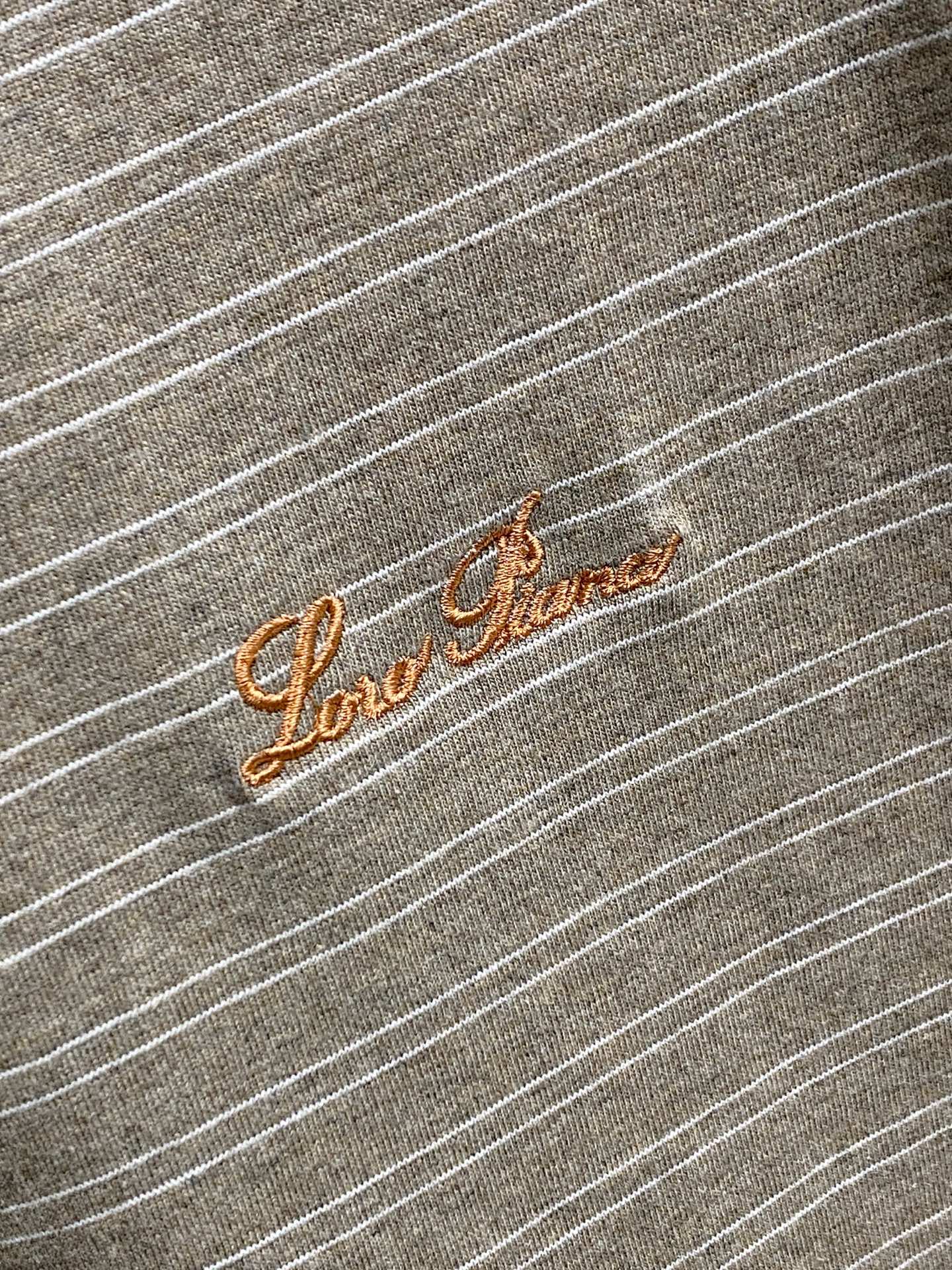 Loro Piana  新款纯棉男士休闲打底短袖T恤！高端定制 高版本 时尚百搭爆款⚠️宽松版型⚠️✨✨