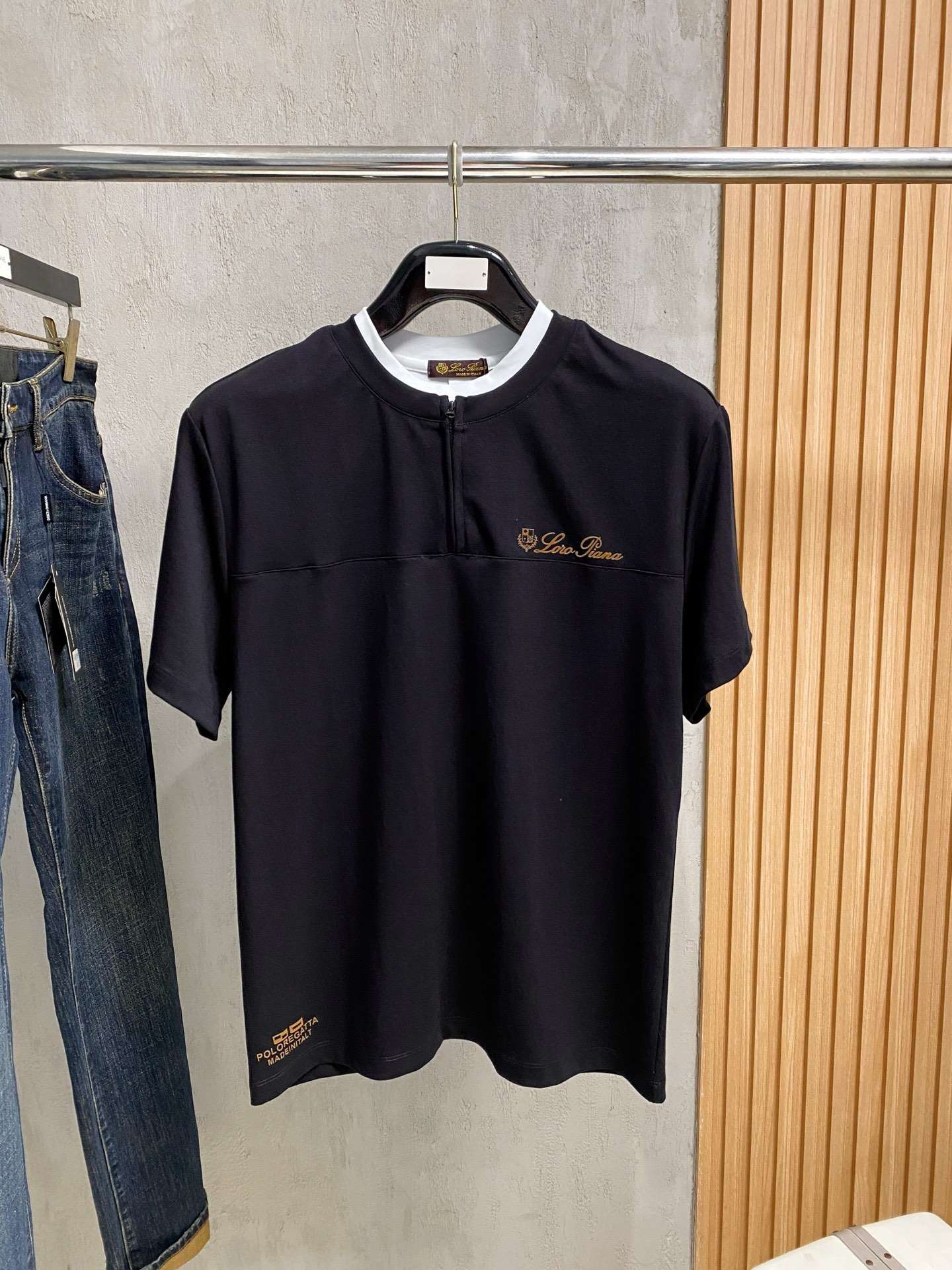 Loro Piana  新款纯棉男士休闲打底短袖T恤！高端定制 高版本 时尚百搭爆款⚠️宽松版型⚠️✨✨