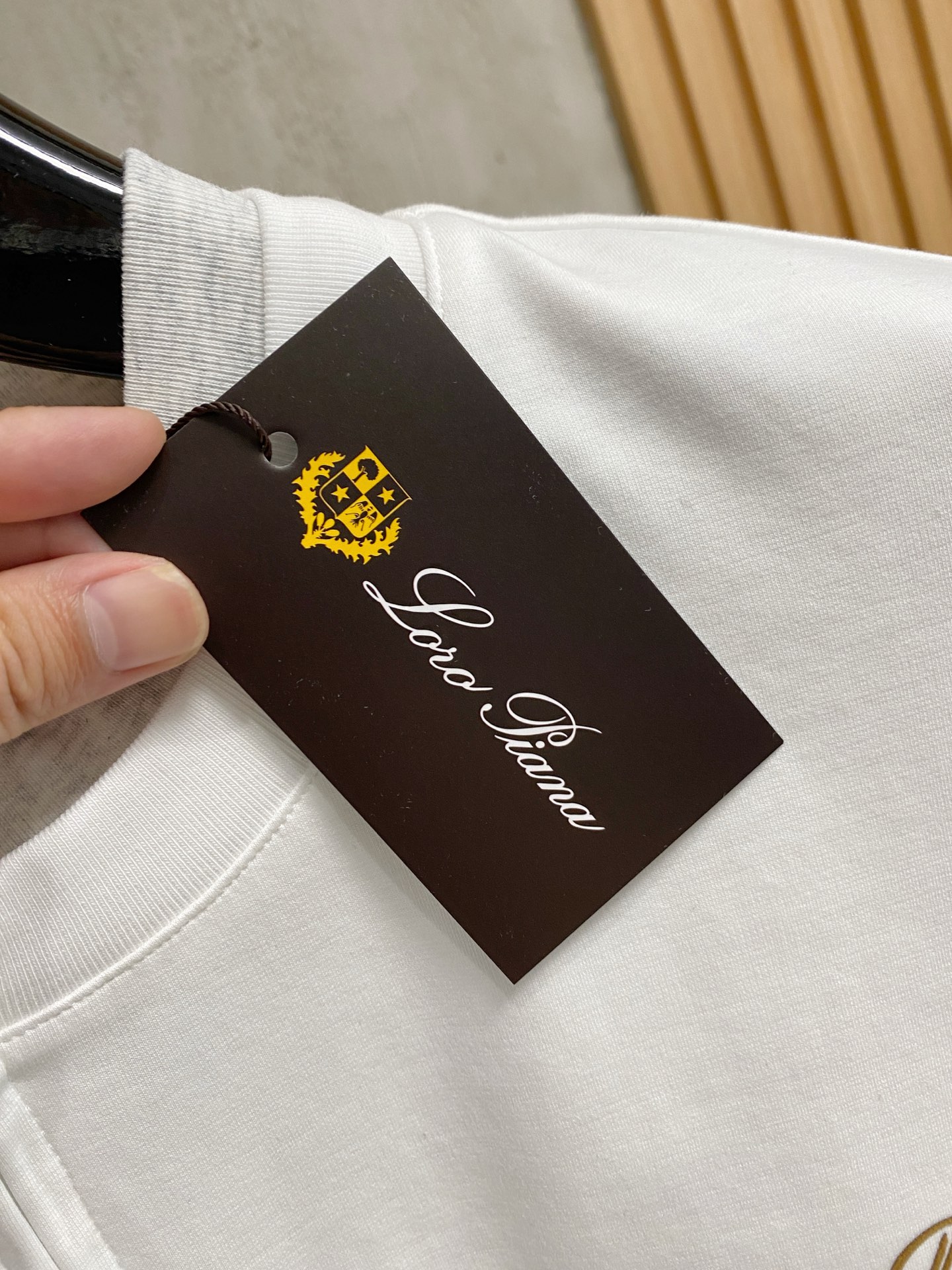 Loro Piana  新款纯棉男士休闲打底短袖T恤！高端定制 高版本 时尚百搭爆款⚠️宽松版型⚠️✨✨