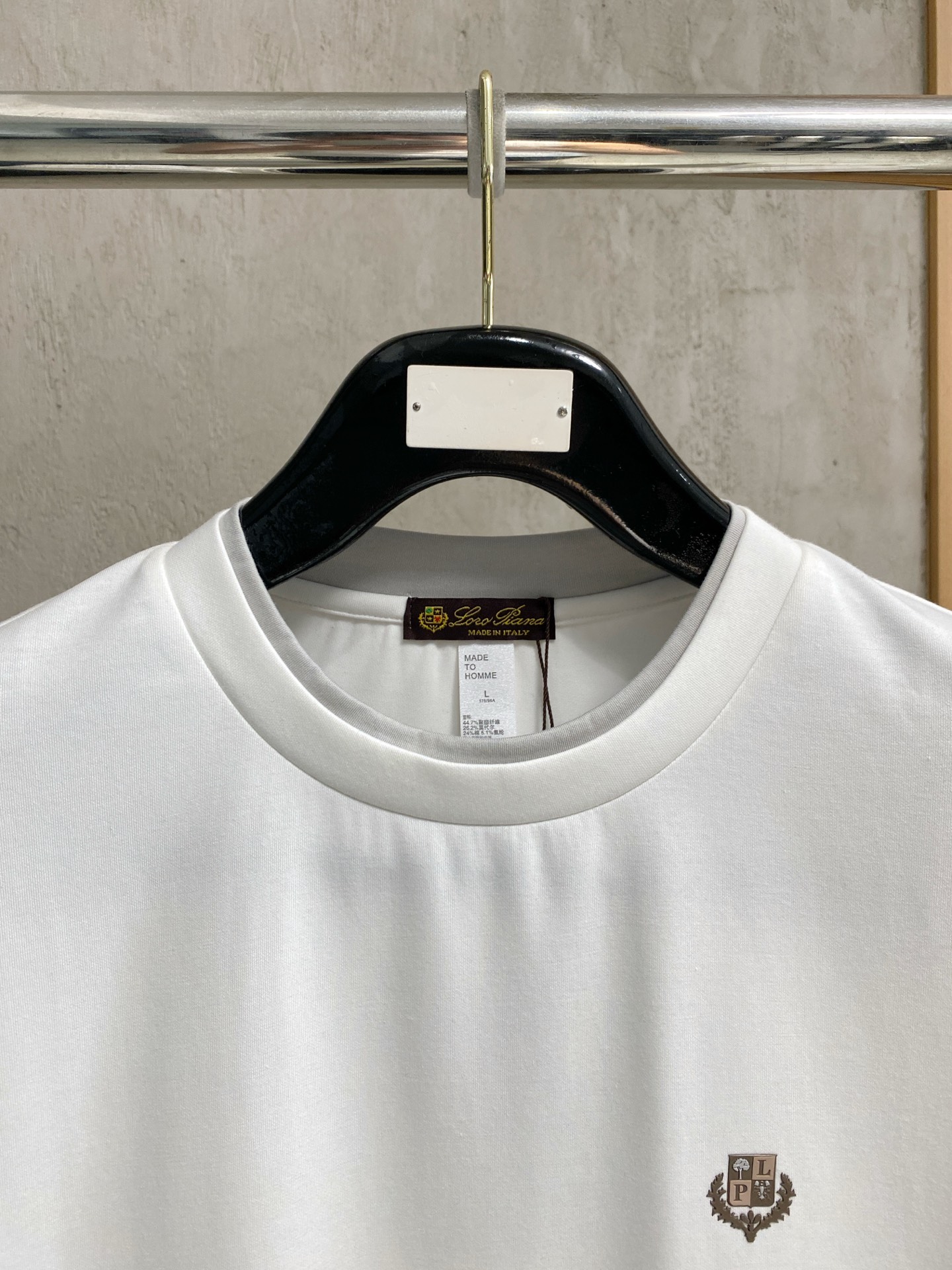 Loro Piana  新款纯棉男士休闲打底短袖T恤！高端定制 高版本 时尚百搭爆款⚠️宽松版型⚠️✨✨