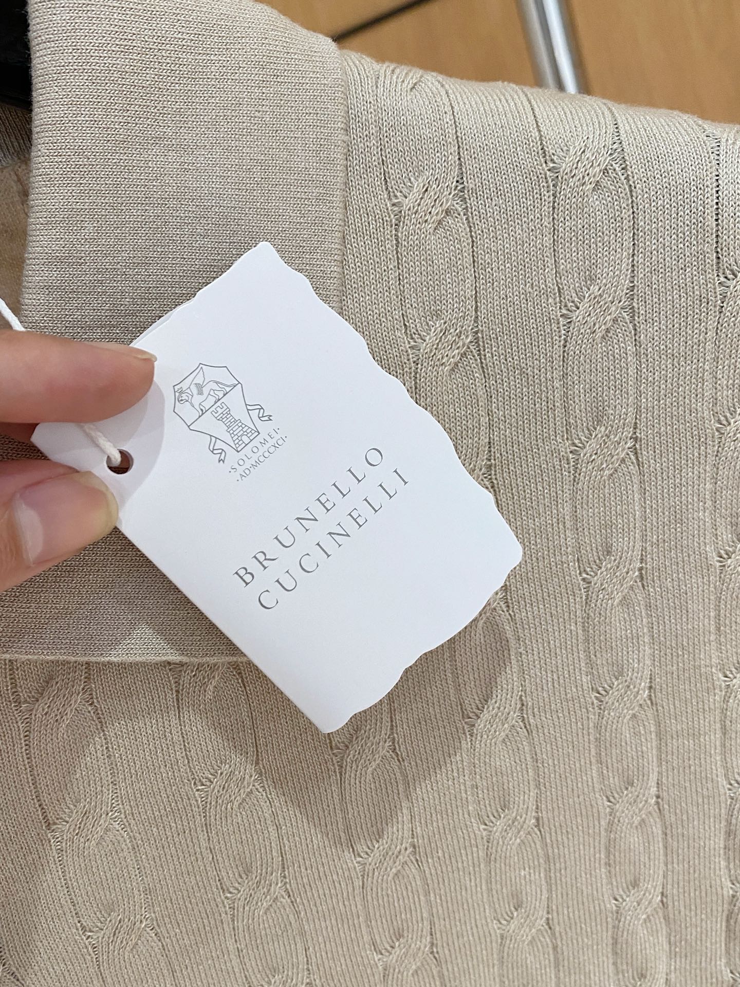 브루넬로쿠치넬리 린넨 혼방 남성 반팔 티셔츠 114452 이미지 5