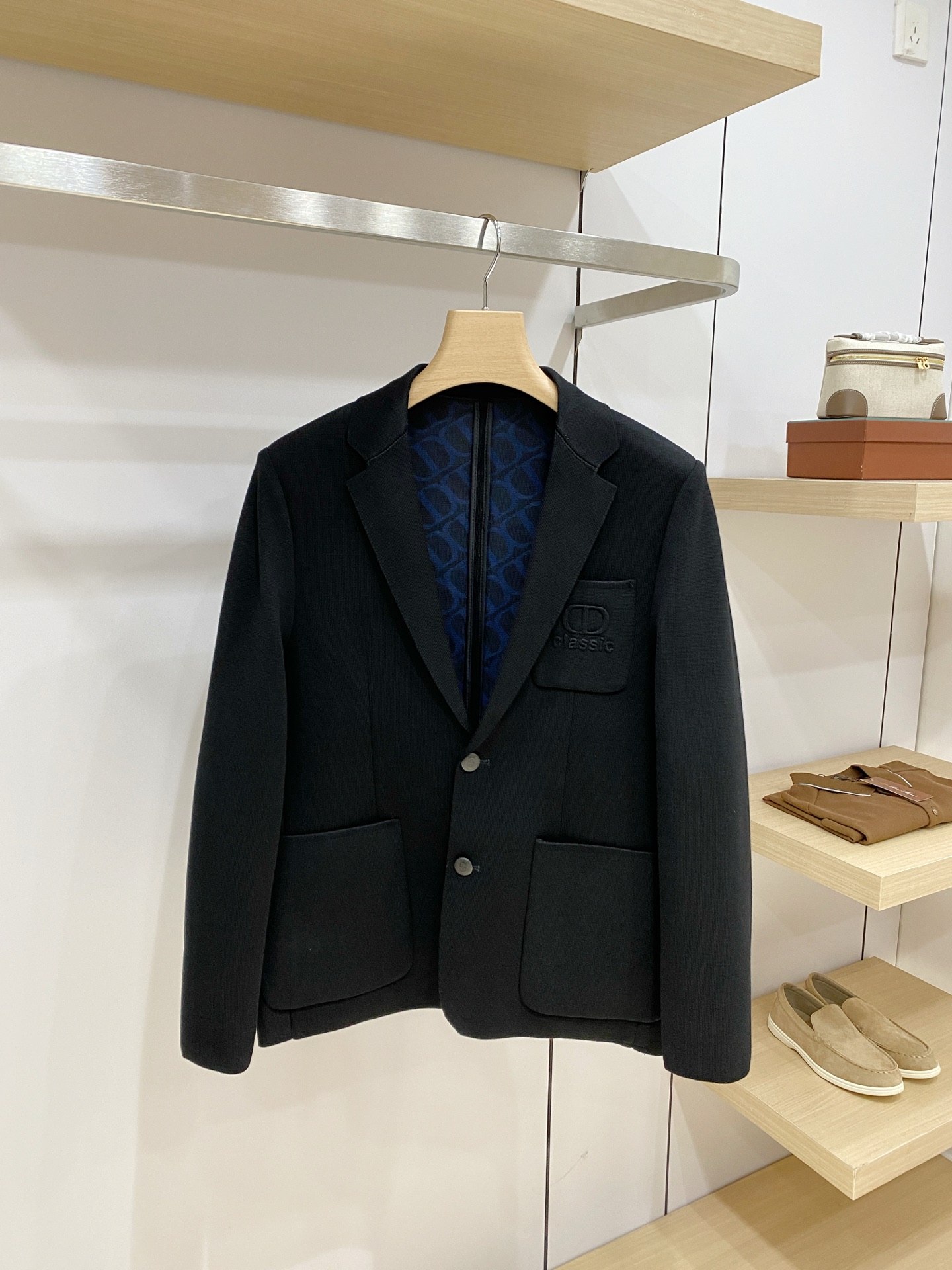 Dior Black Patch Pocket Blazer