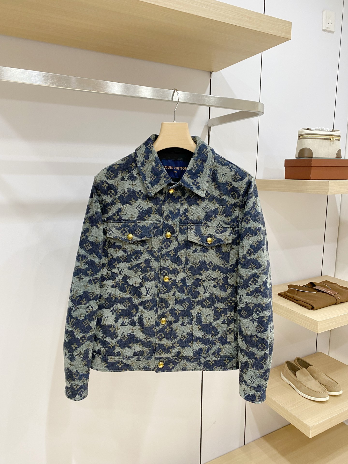 Louis Vuitton Patterned Button Jacket