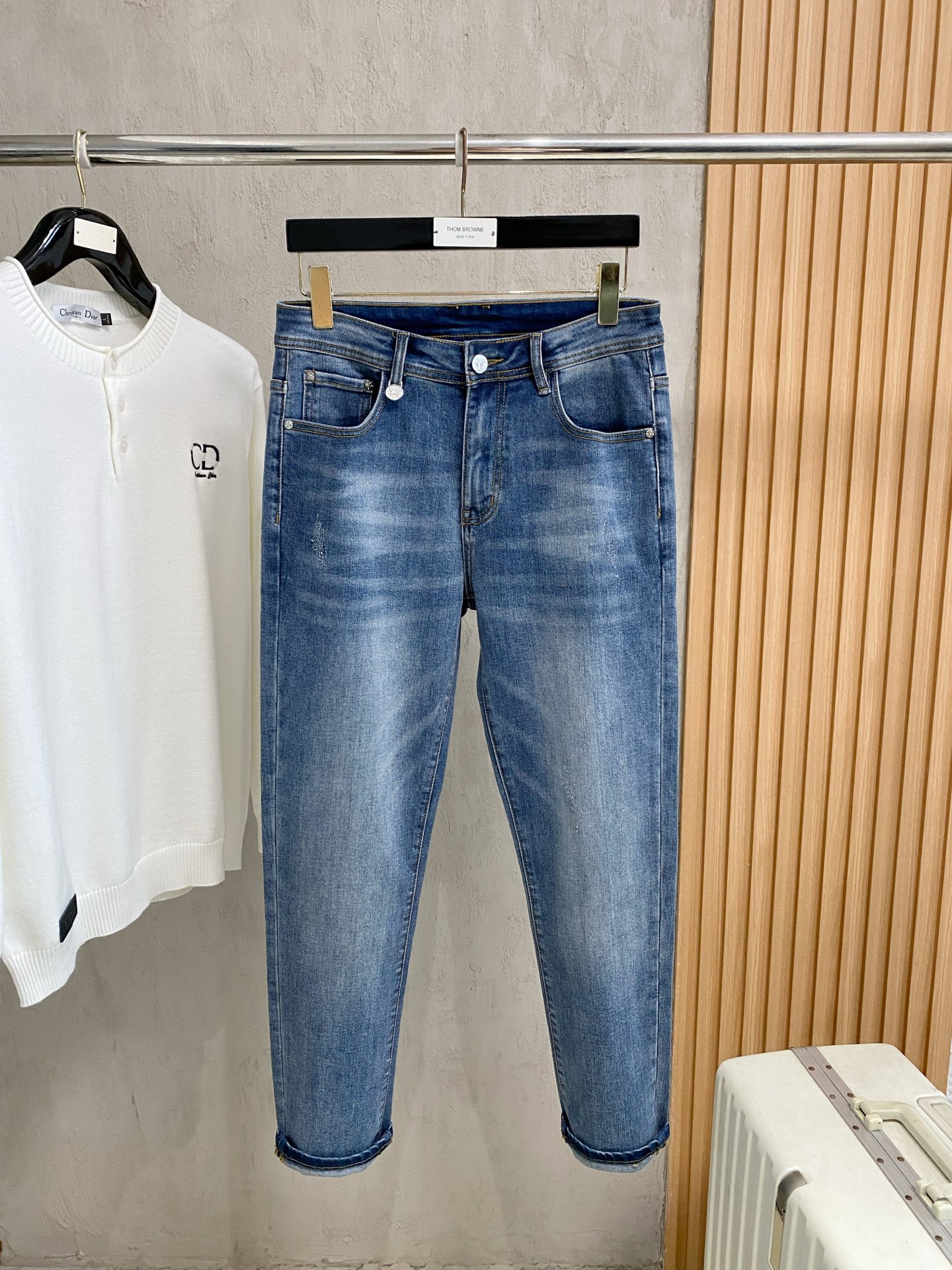 P巴宝莉【新品】高端独家发售 26SS四季款超燃炸街系列之最牛仔裤  独家隆重推出  原版定制高端品质面料  定制五金版