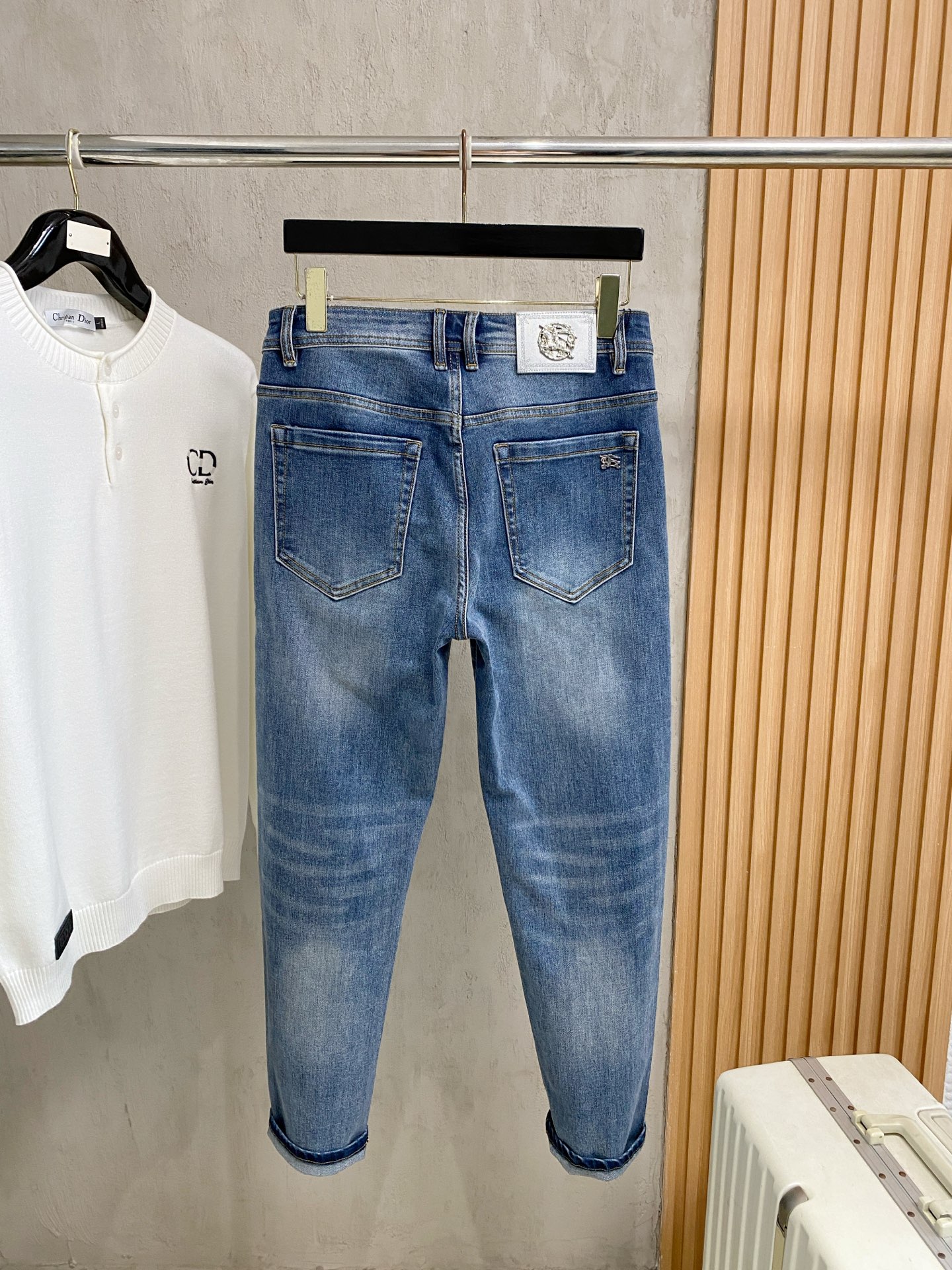 P巴宝莉【新品】高端独家发售 26SS四季款超燃炸街系列之最牛仔裤  独家隆重推出  原版定制高端品质面料  定制五金版