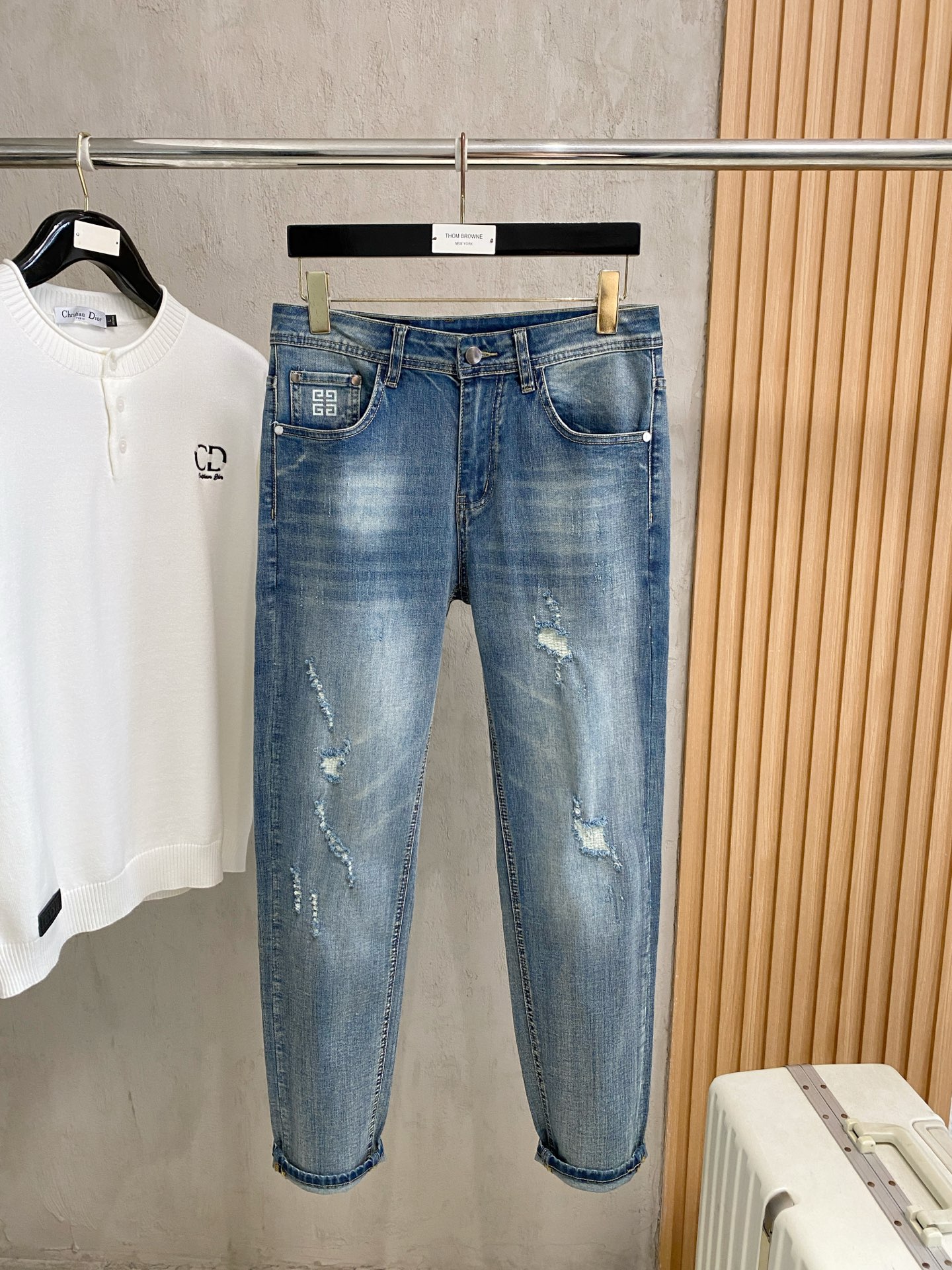 P纪梵希【新品】高端独家发售 26SS四季款超燃炸街系列之最牛仔裤  独家隆重推出  原版定制高端品质面料  定制五金版