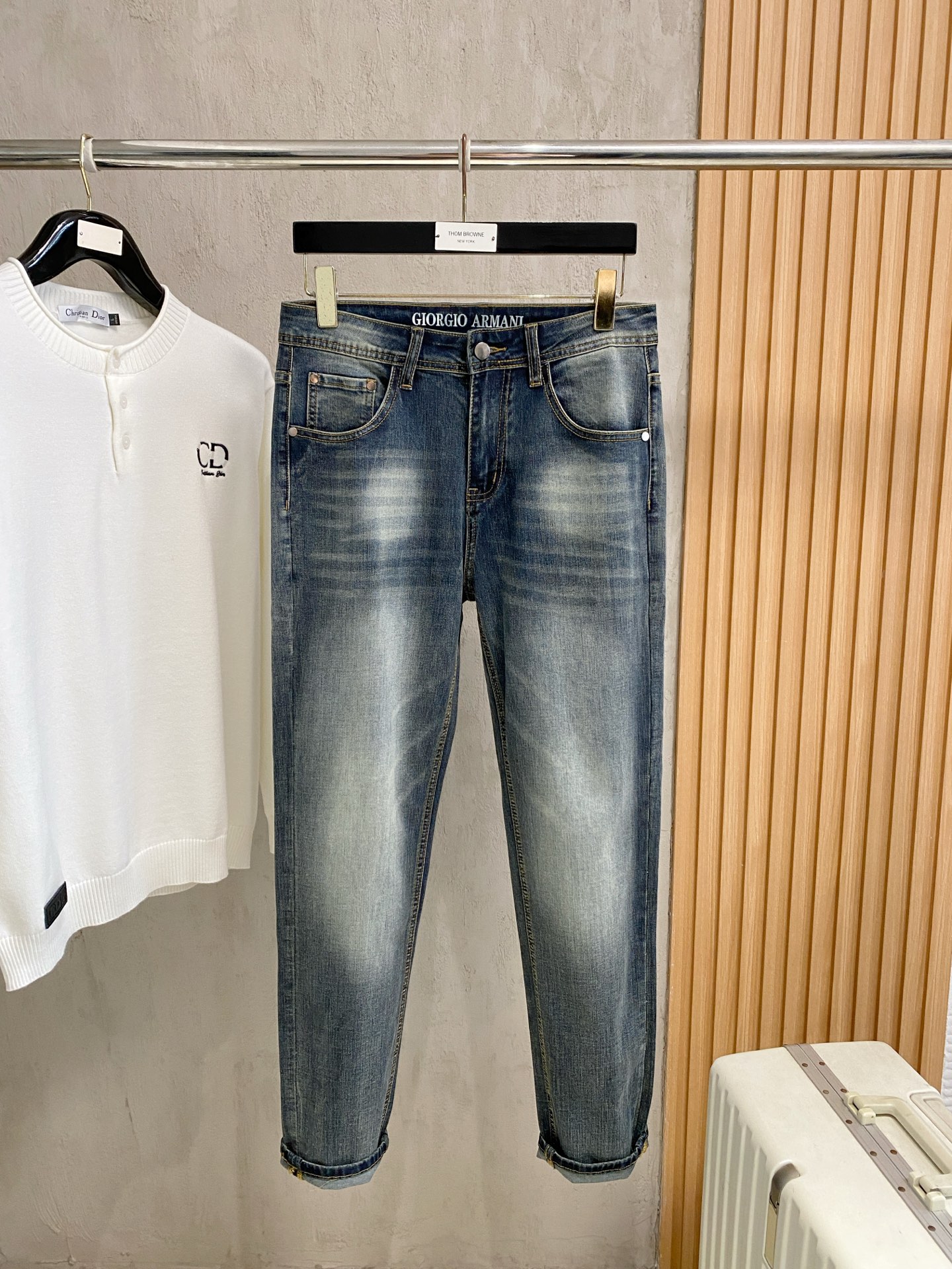 P阿玛尼【新品】高端独家发售 26SS四季款超燃炸街系列之最牛仔裤  独家隆重推出  原版定制高端品质面料  定制五金版