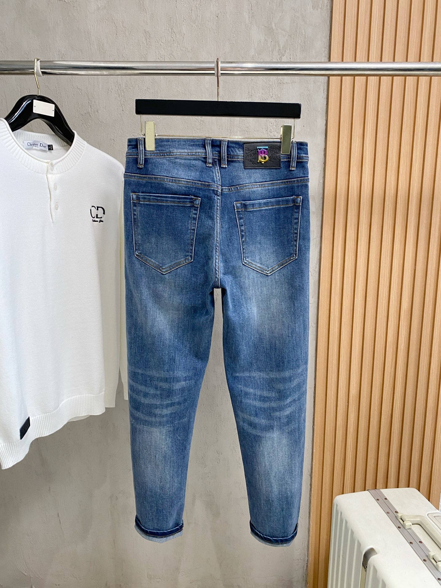 P巴宝莉【新品】高端独家发售 26SS四季款超燃炸街系列之最牛仔裤  独家隆重推出  原版定制高端品质面料  定制五金版