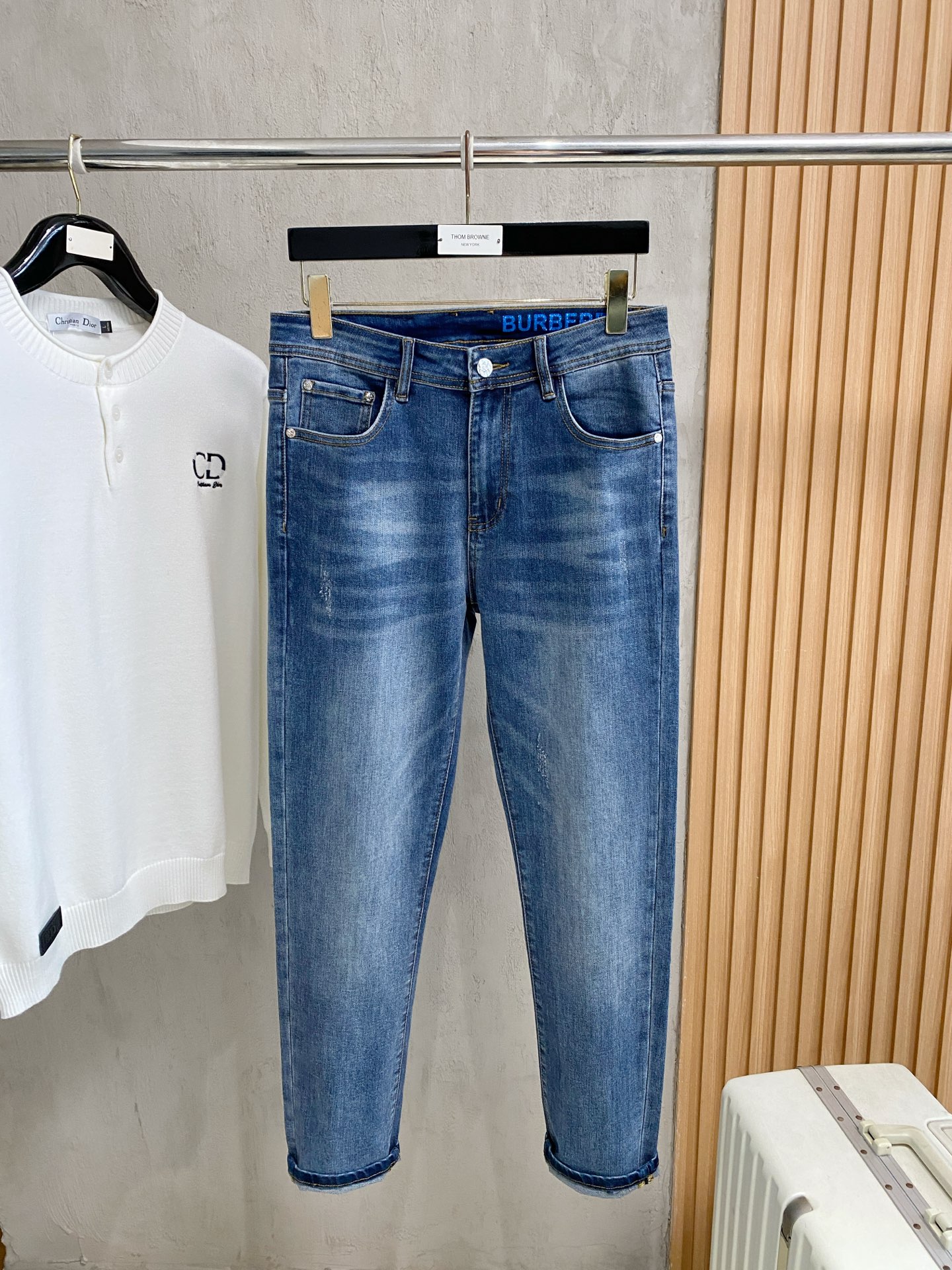 P巴宝莉【新品】高端独家发售 26SS四季款超燃炸街系列之最牛仔裤  独家隆重推出  原版定制高端品质面料  定制五金版