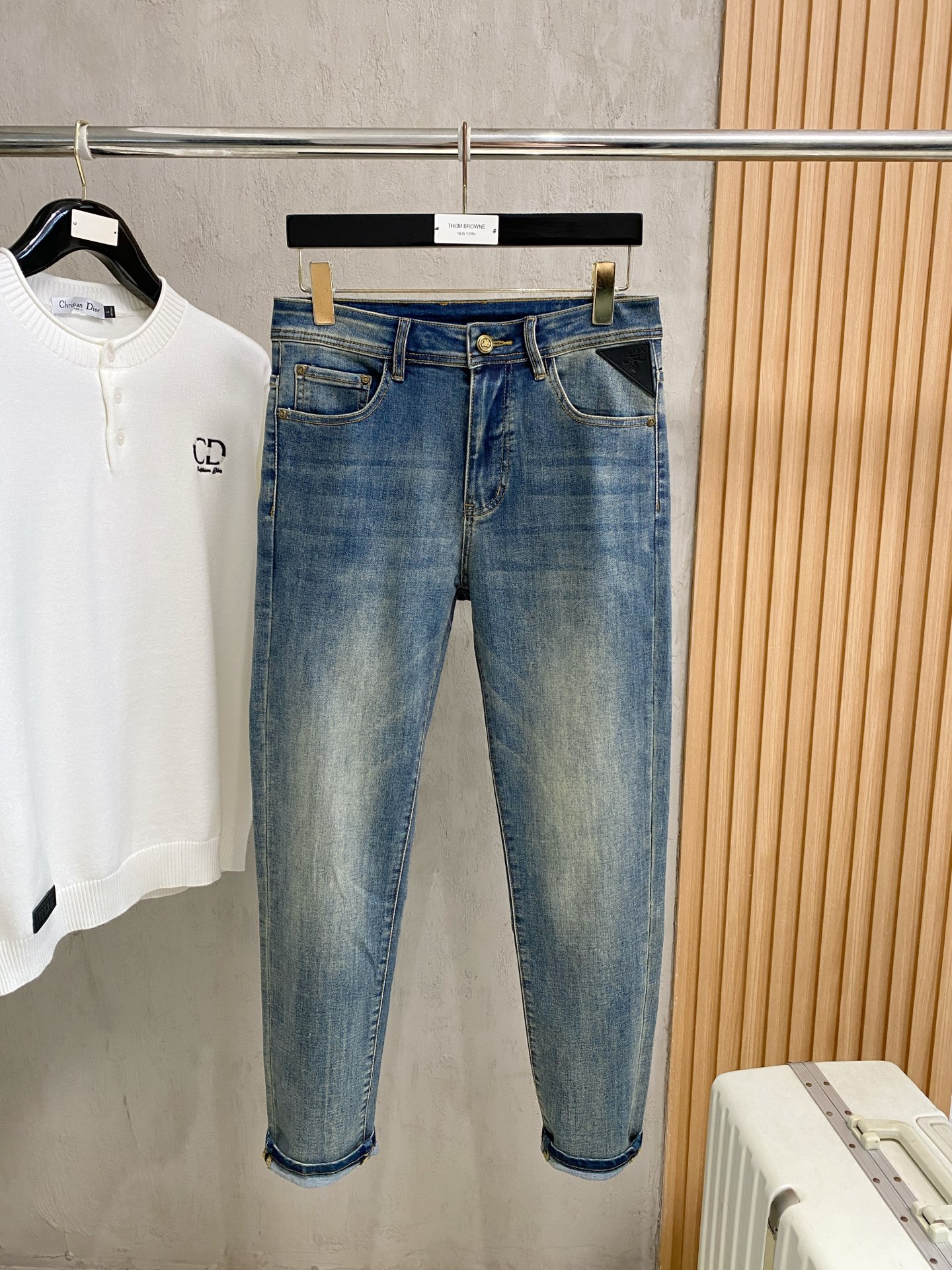 P普拉达【新品】高端独家发售 26SS四季款超燃炸街系列之最牛仔裤  独家隆重推出  原版定制高端品质面料  定制五金版