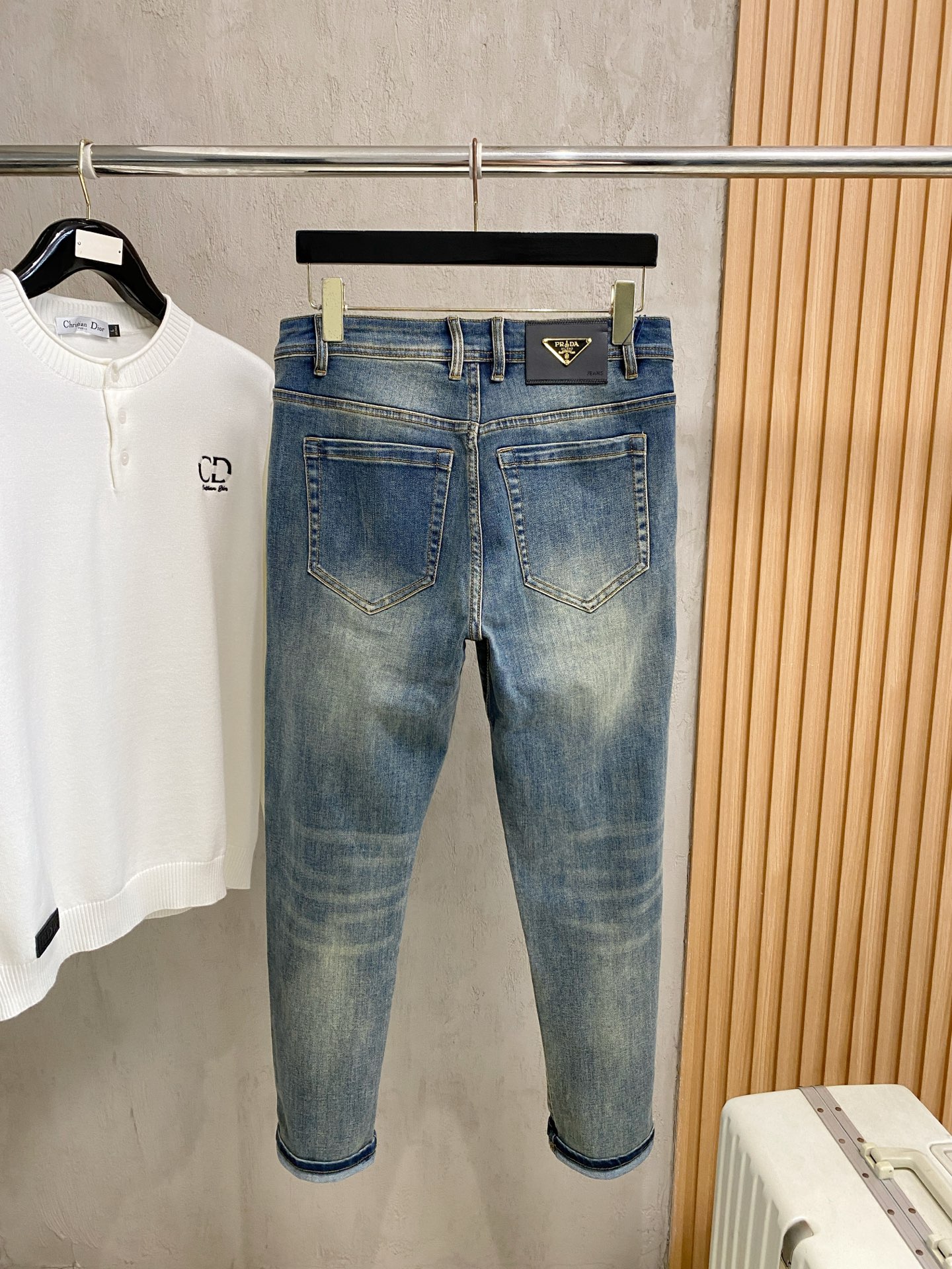 P普拉达【新品】高端独家发售 26SS四季款超燃炸街系列之最牛仔裤  独家隆重推出  原版定制高端品质面料  定制五金版