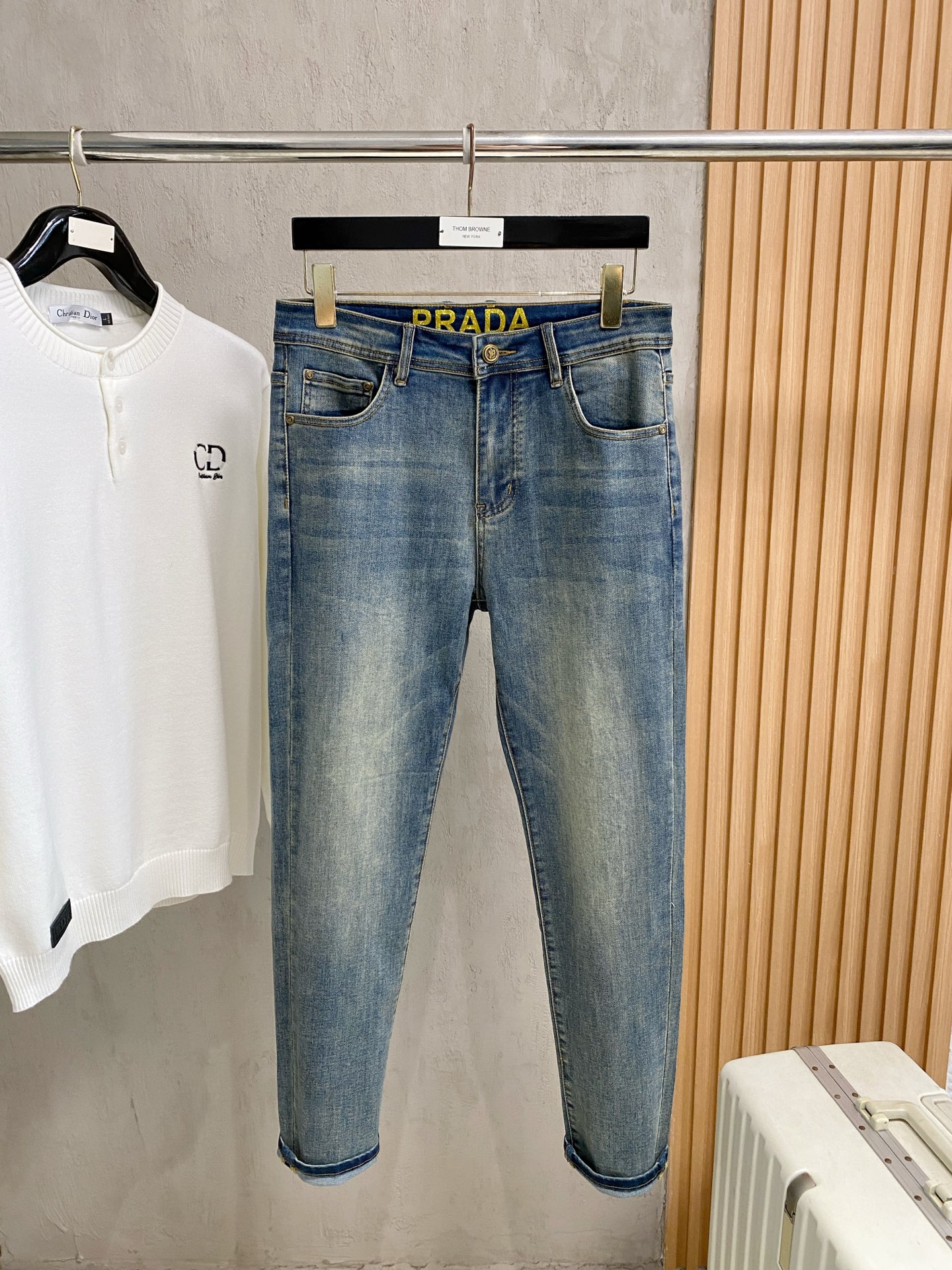 P普拉达【新品】高端独家发售 26SS四季款超燃炸街系列之最牛仔裤  独家隆重推出  原版定制高端品质面料  定制五金版