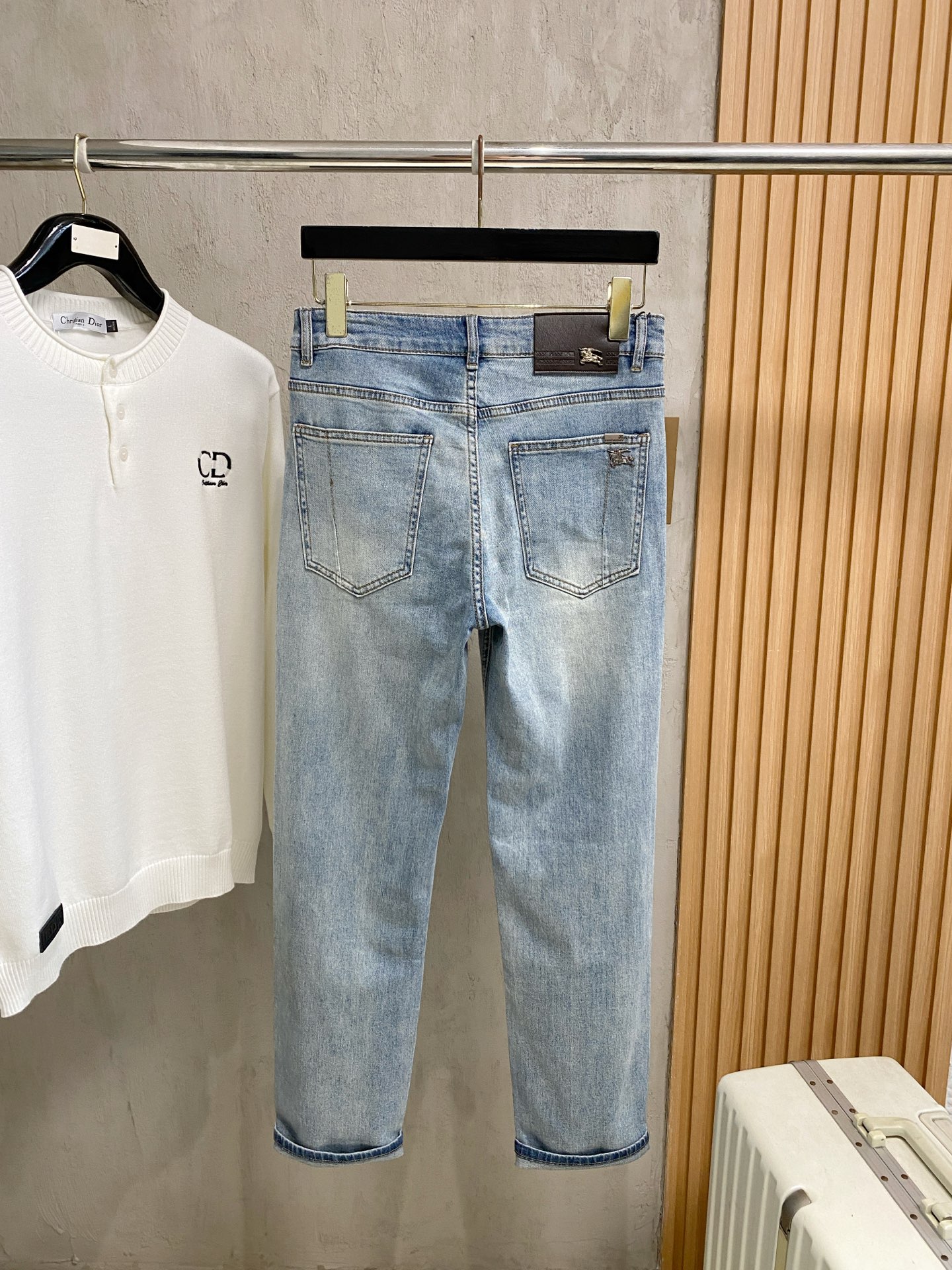 P巴宝莉【新品】高端独家发售 26SS四季款超燃炸街系列之最牛仔裤  独家隆重推出  原版定制高端品质面料  定制五金版