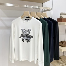 P LV26ss秋季【新品】新款贸易订单圆领长袖打底衫长袖T恤网红款!上身舒适透气,不僵硬,整体有着丰富的立体感,品质出 P LV26ss秋季【新品】新款贸易订单圆领长袖打底衫长袖T恤网红款!上身舒适透气,不僵硬,整体有着丰富的立体感,品质出