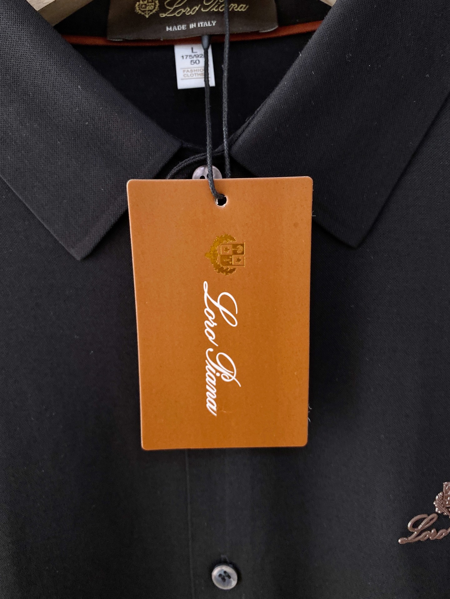 Loro Piana 独家专供新款原单男士Polo长袖高端定制 高版本 时尚百搭爆款⚠️⚠️✨✨原版进口纯棉面料 胸前l