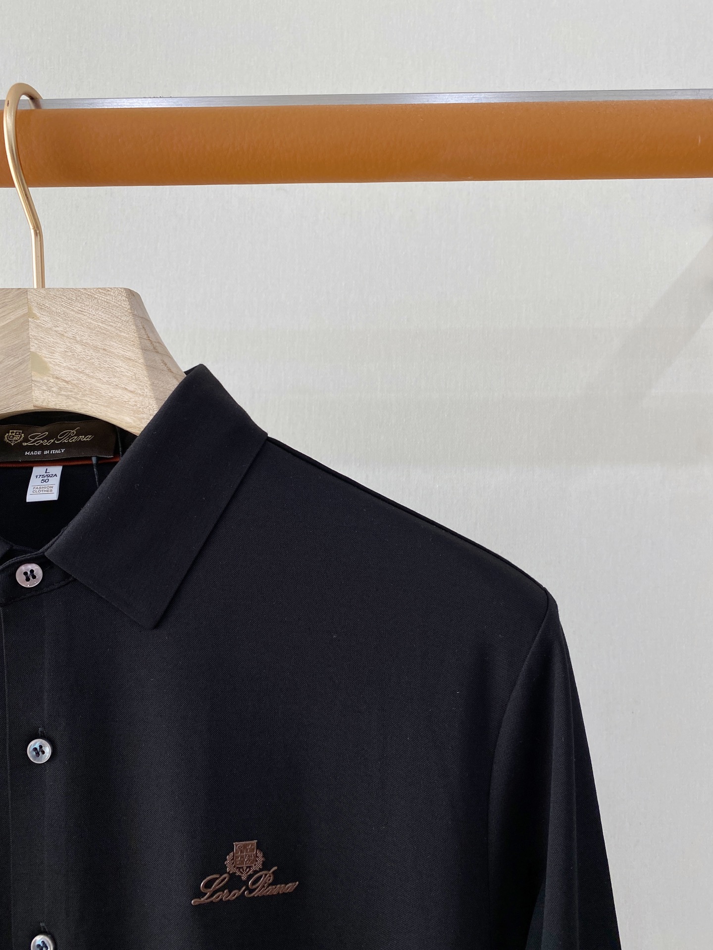 Loro Piana 独家专供新款原单男士Polo长袖高端定制 高版本 时尚百搭爆款⚠️⚠️✨✨原版进口纯棉面料 胸前l