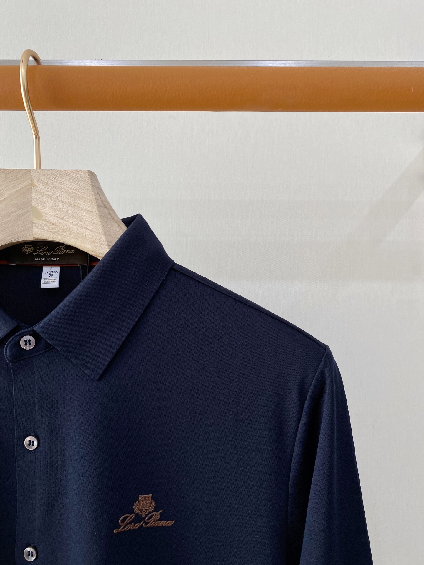 Loro Piana 独家专供新款原单男士Polo长袖高端定制 高版本 时尚百搭爆款⚠️⚠️✨✨原版进口纯棉面料 胸前l