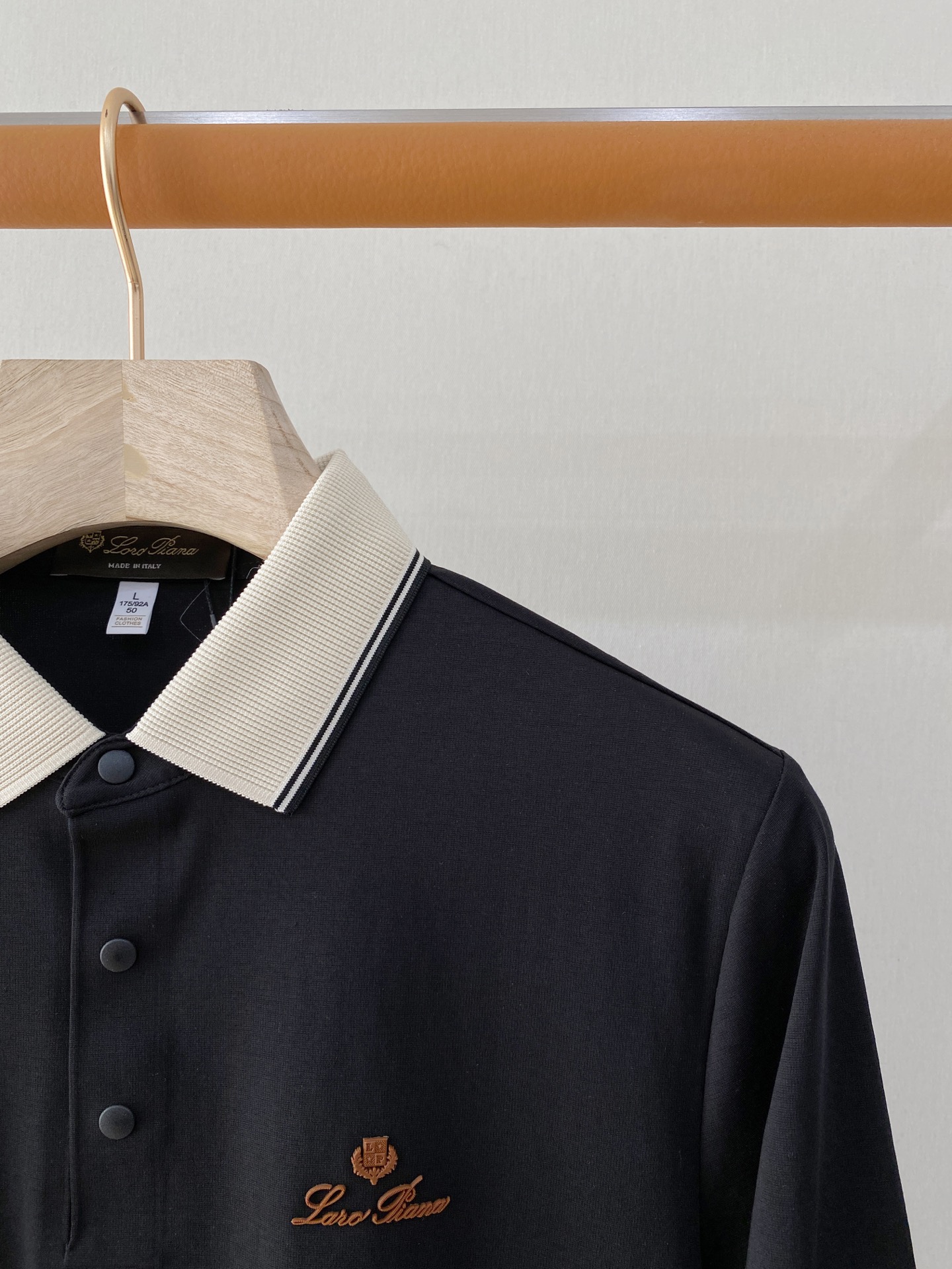 Loro Piana 独家专供新款原单男士Polo长袖高端定制 高版本 时尚百搭爆款⚠️⚠️✨✨原版进口纯棉面料 胸前l