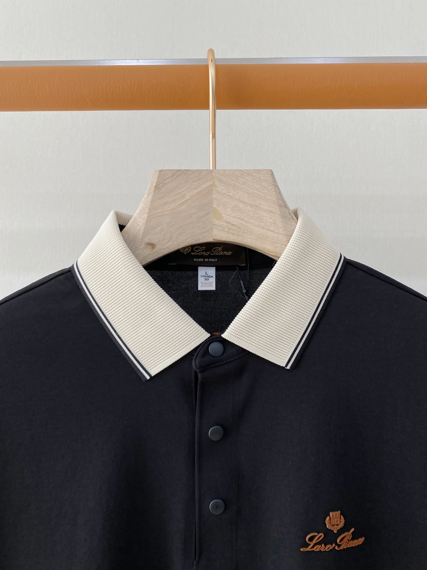 Loro Piana 独家专供新款原单男士Polo长袖高端定制 高版本 时尚百搭爆款⚠️⚠️✨✨原版进口纯棉面料 胸前l