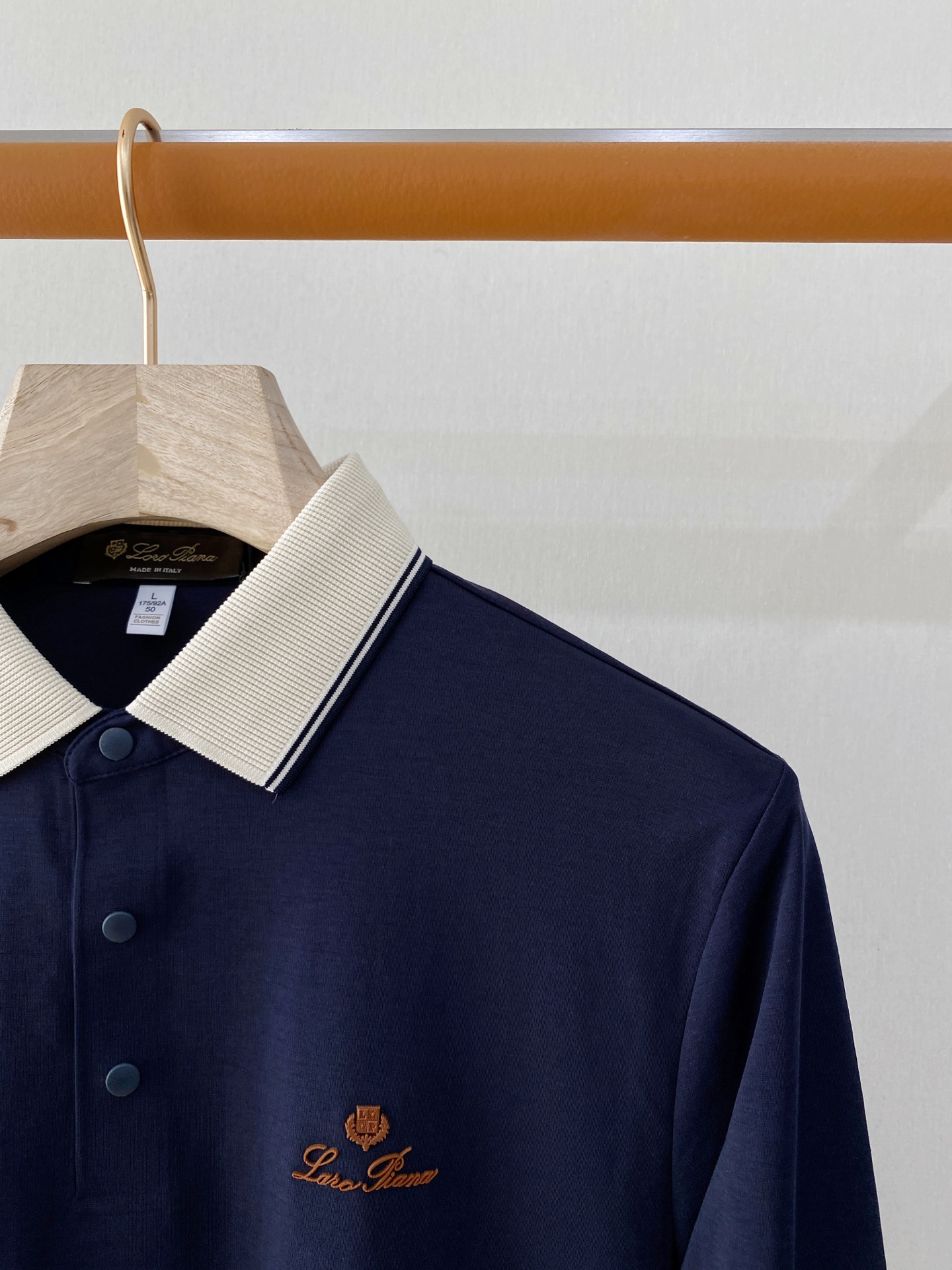 Loro Piana 独家专供新款原单男士Polo长袖高端定制 高版本 时尚百搭爆款⚠️⚠️✨✨原版进口纯棉面料 胸前l