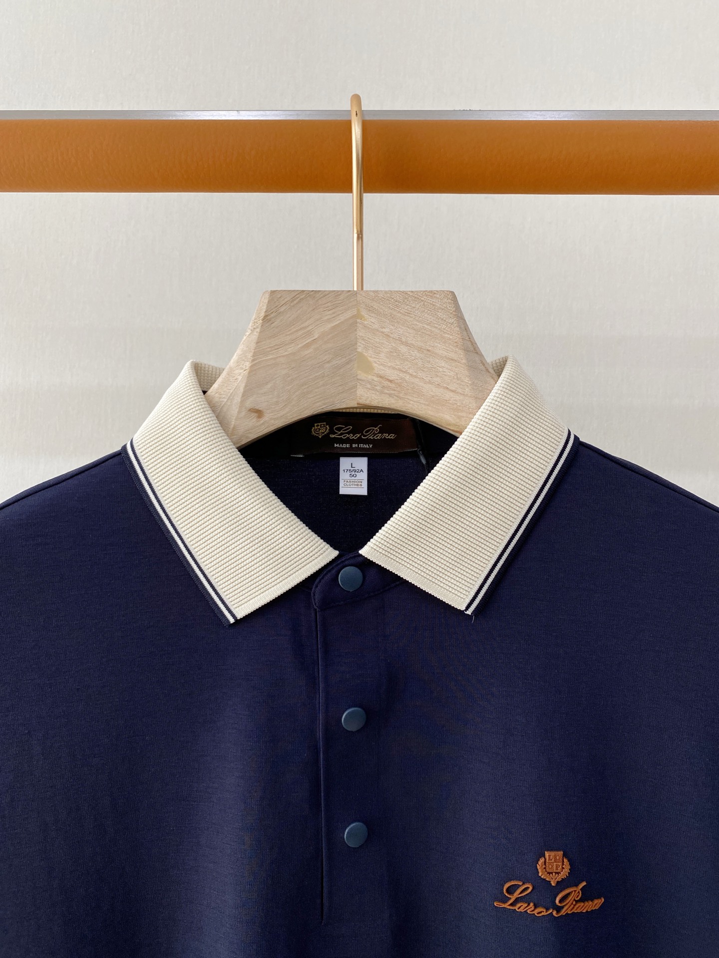 Loro Piana 独家专供新款原单男士Polo长袖高端定制 高版本 时尚百搭爆款⚠️⚠️✨✨原版进口纯棉面料 胸前l
