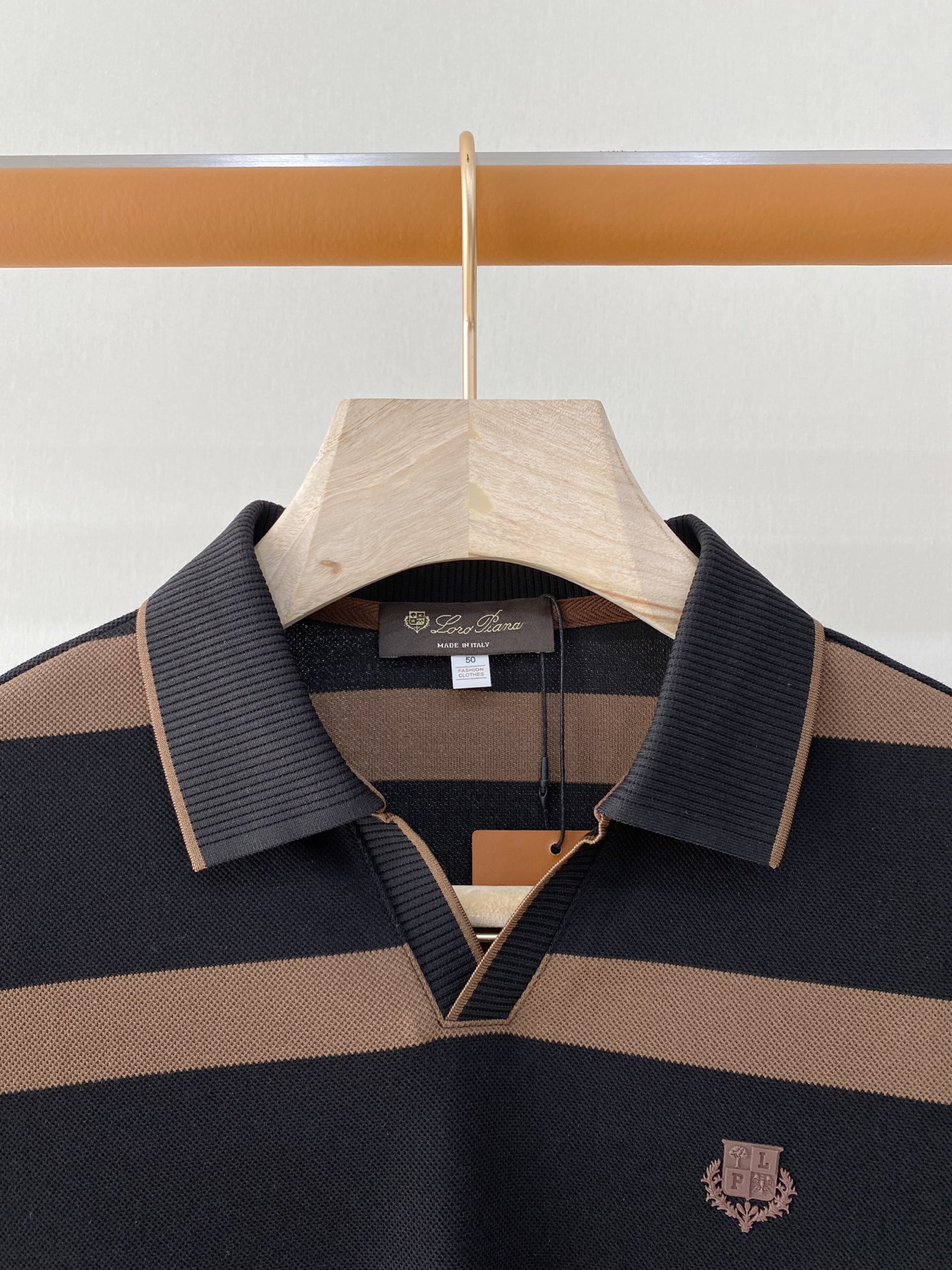 Loro Piana 独家专供新款原单男士Polo长袖高端定制 高版本 时尚百搭爆款⚠️⚠️✨✨原版进口纯棉面料 胸前l
