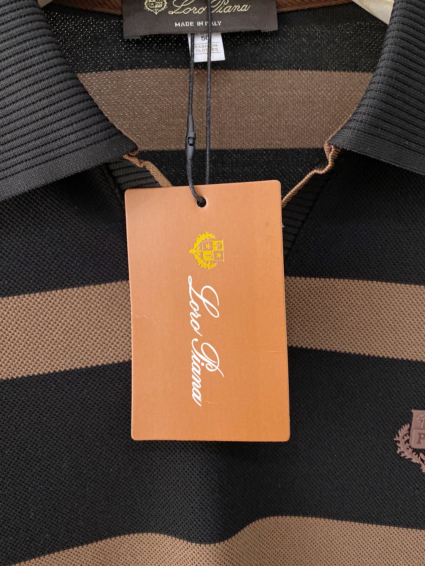 Loro Piana 独家专供新款原单男士Polo长袖高端定制 高版本 时尚百搭爆款⚠️⚠️✨✨原版进口纯棉面料 胸前l