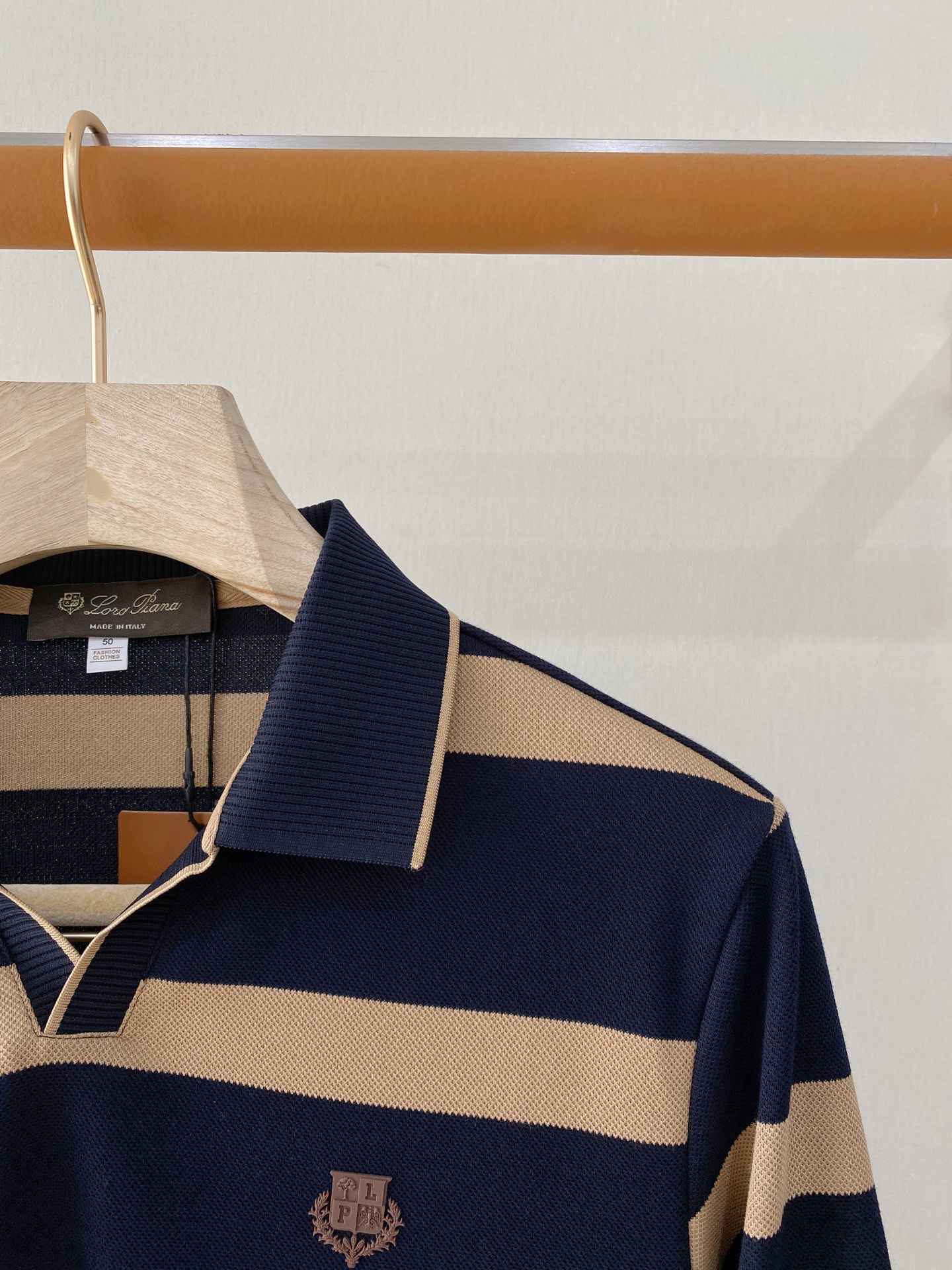 Loro Piana 独家专供新款原单男士Polo长袖高端定制 高版本 时尚百搭爆款⚠️⚠️✨✨原版进口纯棉面料 胸前l