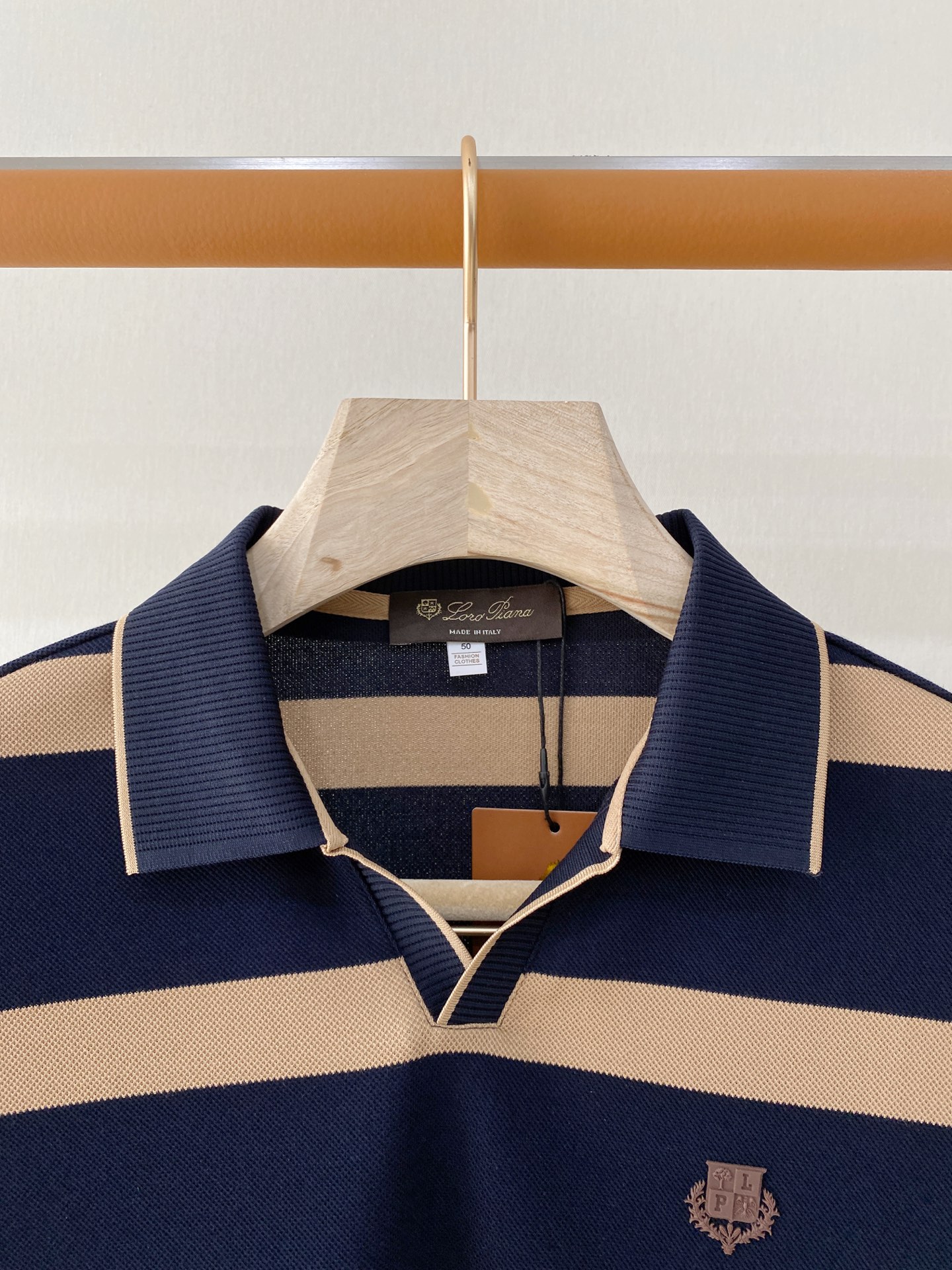 Loro Piana 独家专供新款原单男士Polo长袖高端定制 高版本 时尚百搭爆款⚠️⚠️✨✨原版进口纯棉面料 胸前l