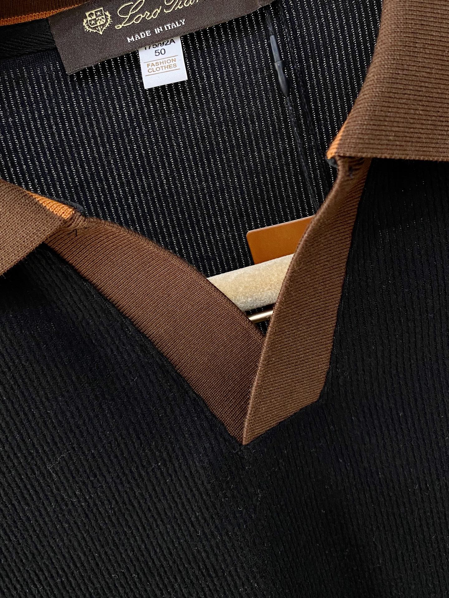 Loro Piana 独家专供新款原单男士Polo长袖高端定制 高版本 时尚百搭爆款⚠️⚠️✨✨原版进口纯棉面料 胸前l