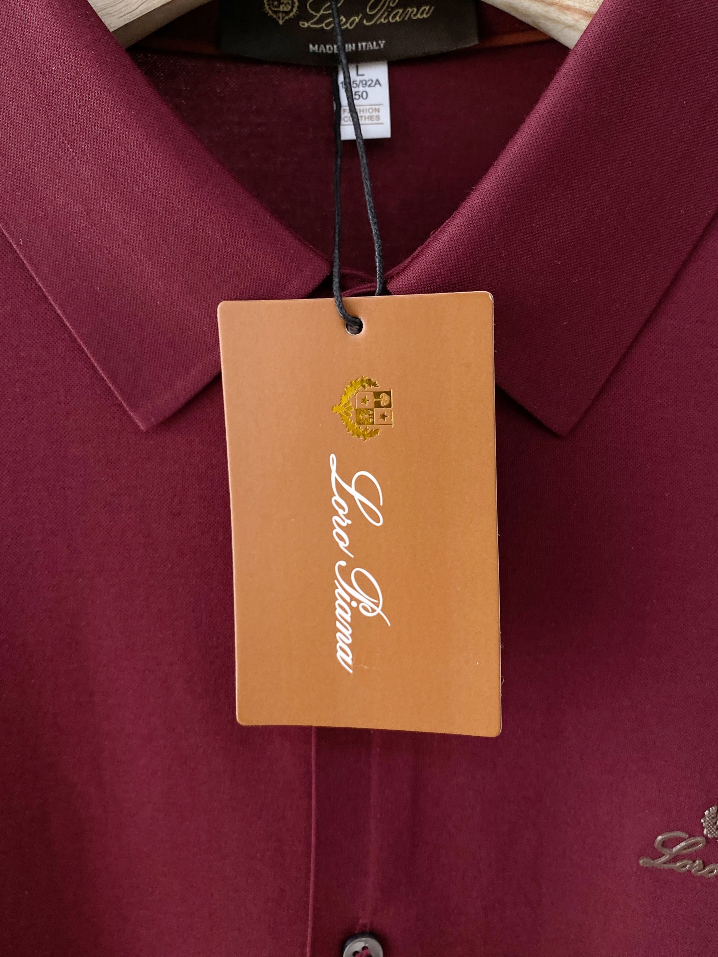 Loro Piana 独家专供新款原单男士Polo长袖高端定制 高版本 时尚百搭爆款⚠️⚠️✨✨原版进口纯棉面料 胸前l